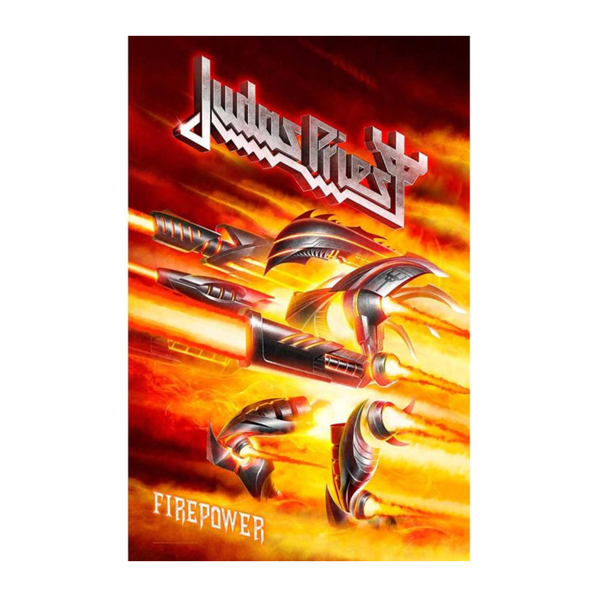 Judas Priest Firepower Textilposter mehrfarbig Breite: 106 cm, Höhe: 70 cm - Bild 1
