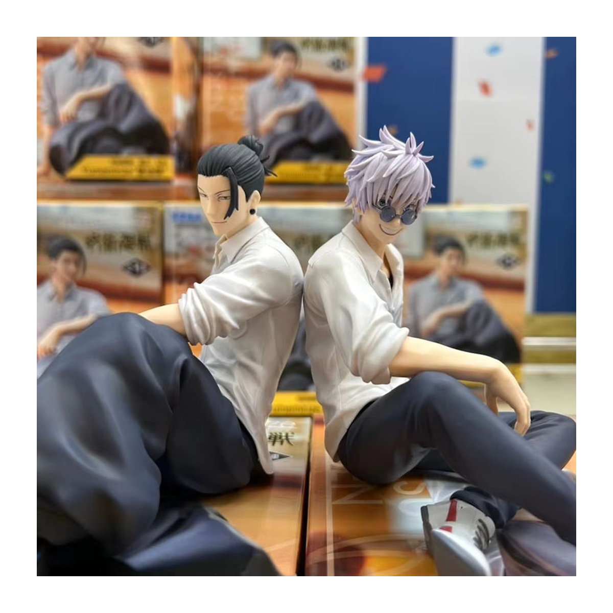 Jujutsu Kaisen Anime Figur Satoru Gojo PVC Modell Dekoration mehrfarbig Höhe: 14 cm - Bild 3
