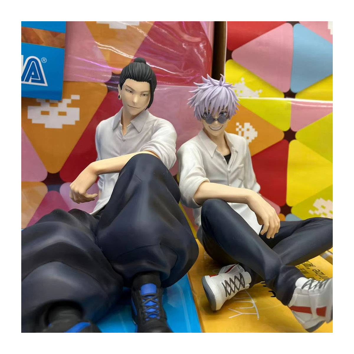Jujutsu Kaisen Anime Figur Satoru Gojo PVC Modell Dekoration mehrfarbig Höhe: 14 cm - Bild 4