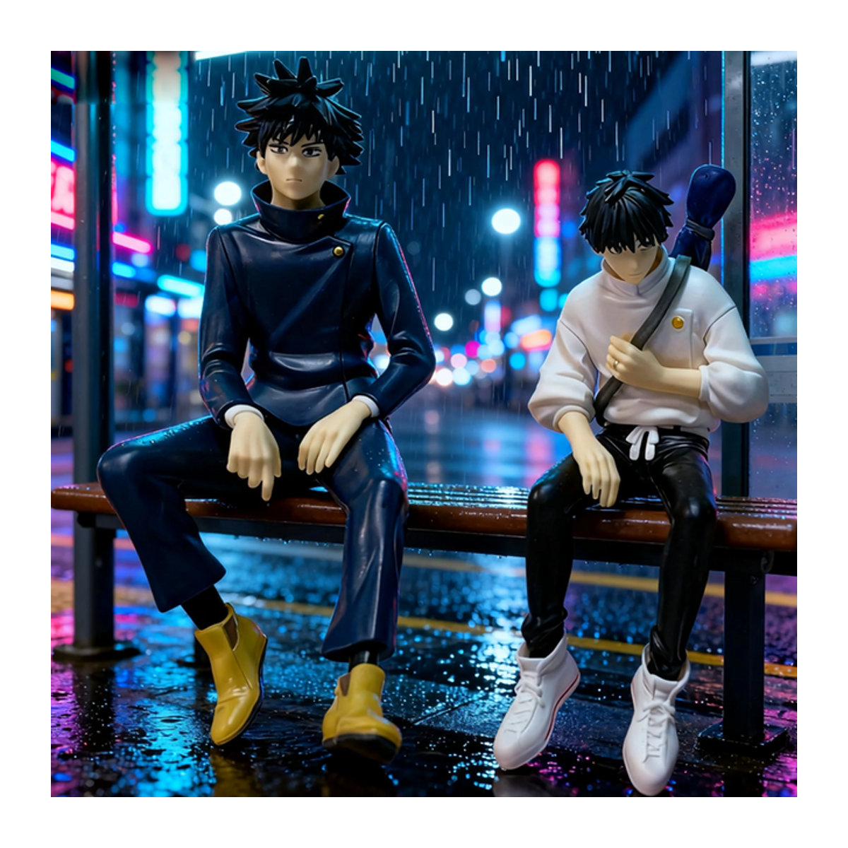 Jujutsu Kaisen Megumi Fushiguro Nudel Stopper Figur aus PVC, mehrfarbig, Höhe: 17 cm - Bild 1