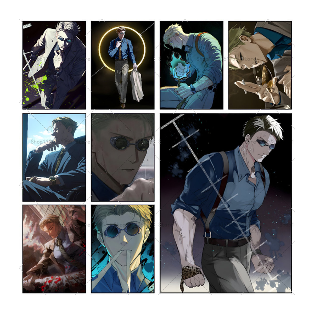 Jujutsu Kaisen Nanami Anime Wandposter selbstklebend wasserfest aus Papier für deine Wanddekoration in Mehrfarbig - Bild 1