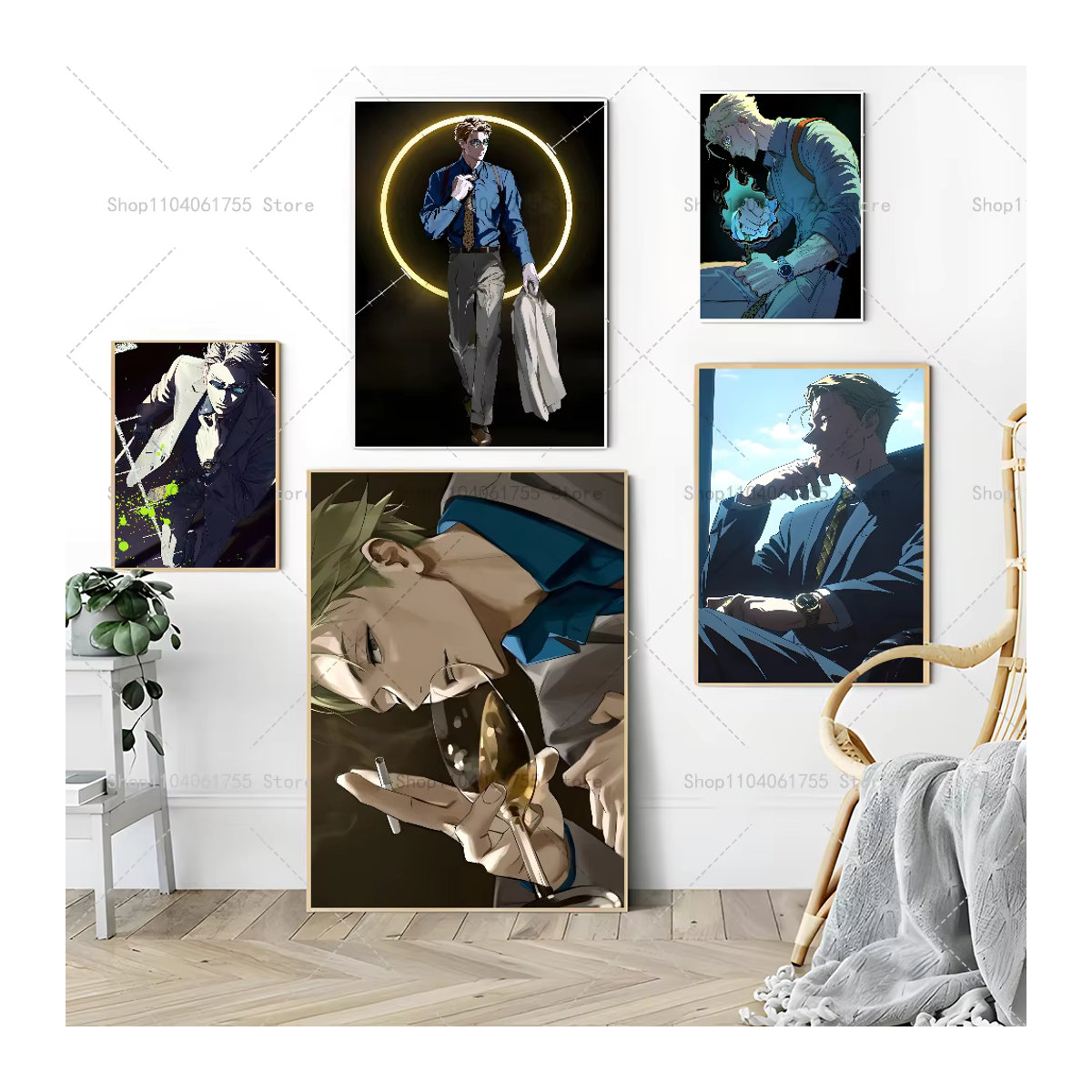 Jujutsu Kaisen Nanami Anime Wandposter selbstklebend wasserfest aus Papier für deine Wanddekoration in Mehrfarbig - Bild 3