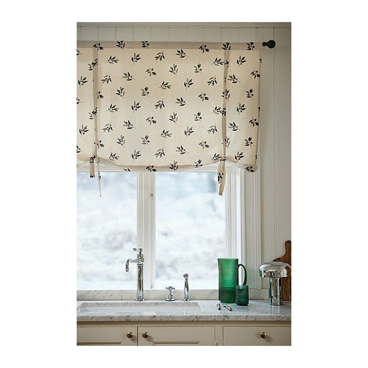 JULKVIST Rollvorhang beige semi-transparent - Bild 1
