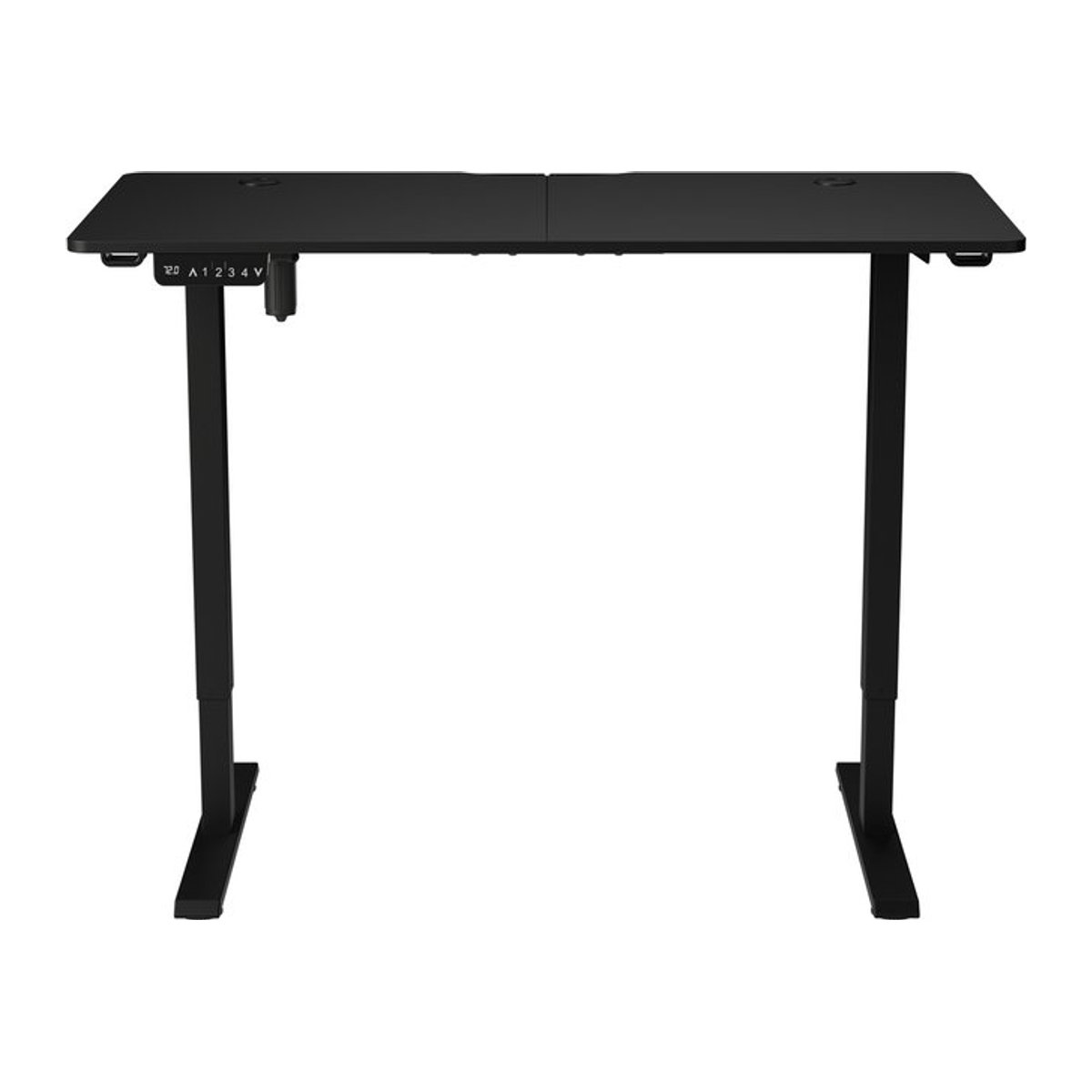 Juskys Höhenverstellbarer Elektrischer Schreibtisch mit Memory-Funktion, Schwarz, B: 140 cm, T: 60 cm - Bild 2