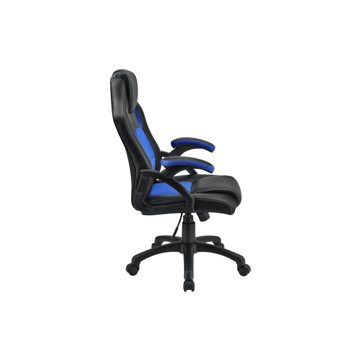 Juskys Montreal Racing Gaming Stuhl ergonomisch in Blau aus Kunstleder und Mesh - Bild 5