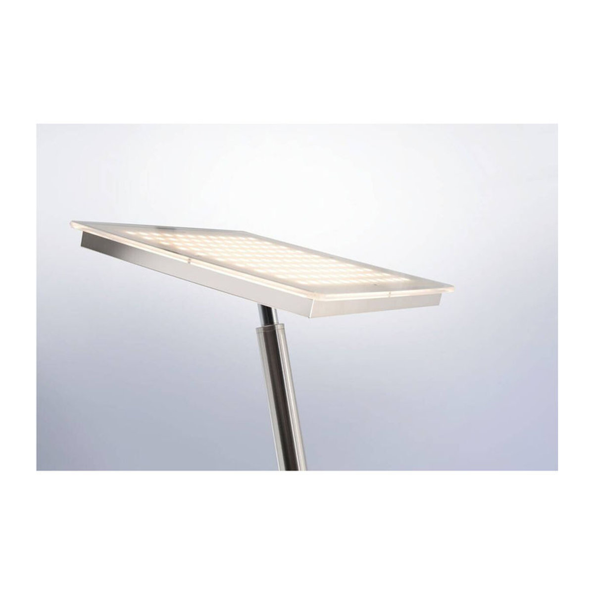 Just Light Deckenfluter Hans LED aus Edelstahl in Silber, Modern und Minimalistisch, Höhe: 190 cm - Bild 2