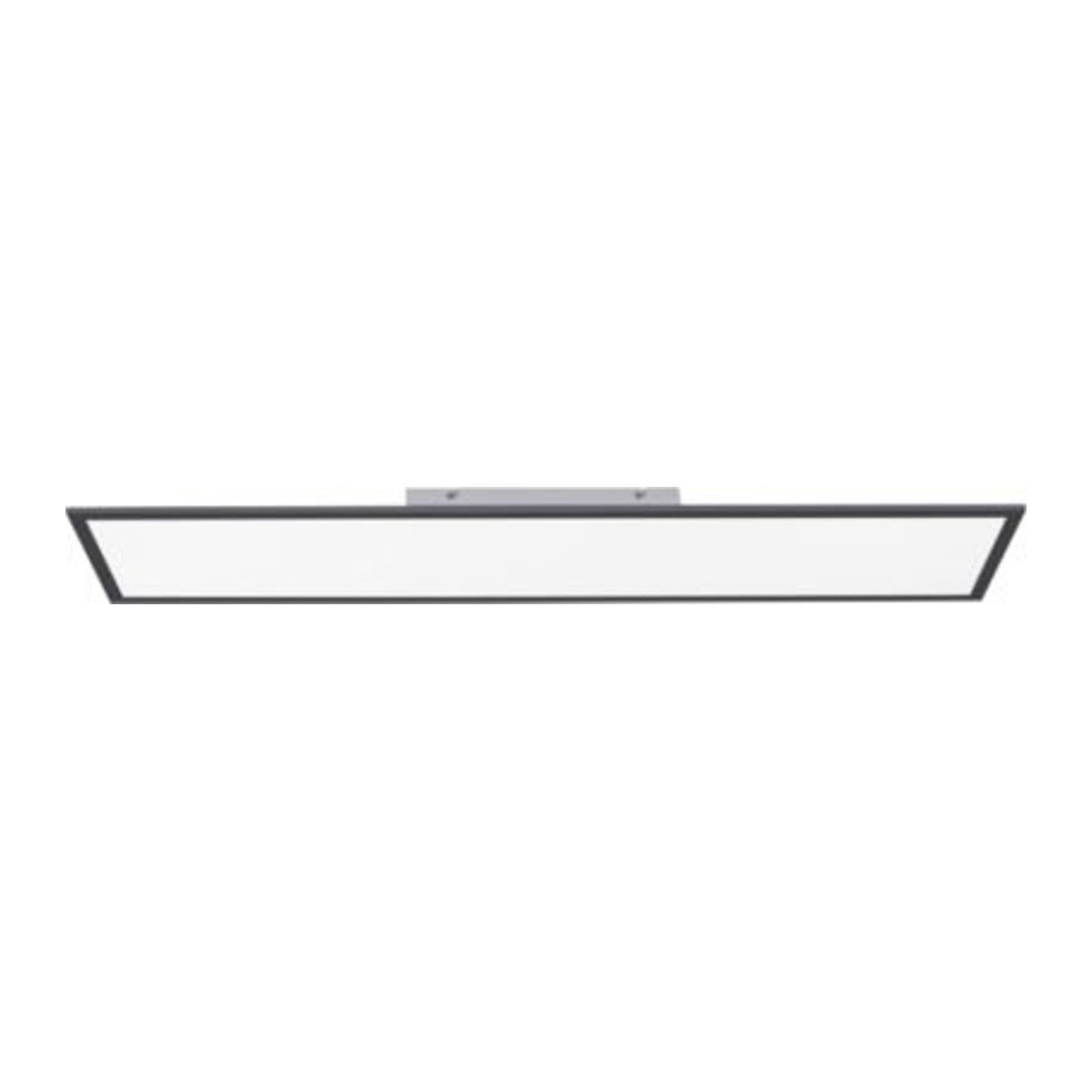 Just Light LED-Deckenleuchte Modern Schwarz/Weiß 36W B: 29,5 cm, T: 6,6 cm, H: 1 cm (Länge: 119,5 cm) - Bild 2