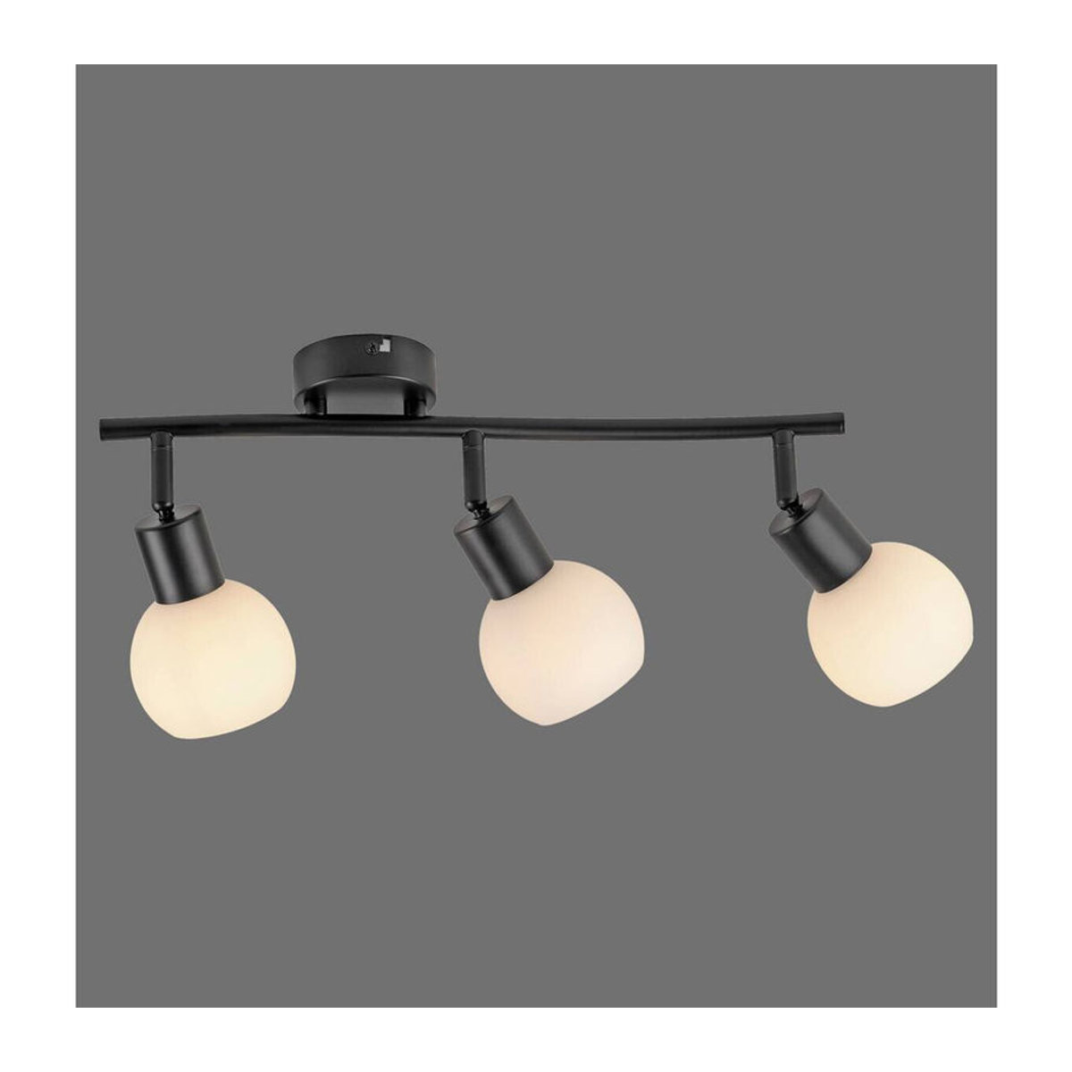 Just Light Standleuchte Loki in Schwarz mit 3 Strahlern, E14, B/H/L: 26 x 20 x 56 cm - Bild 4