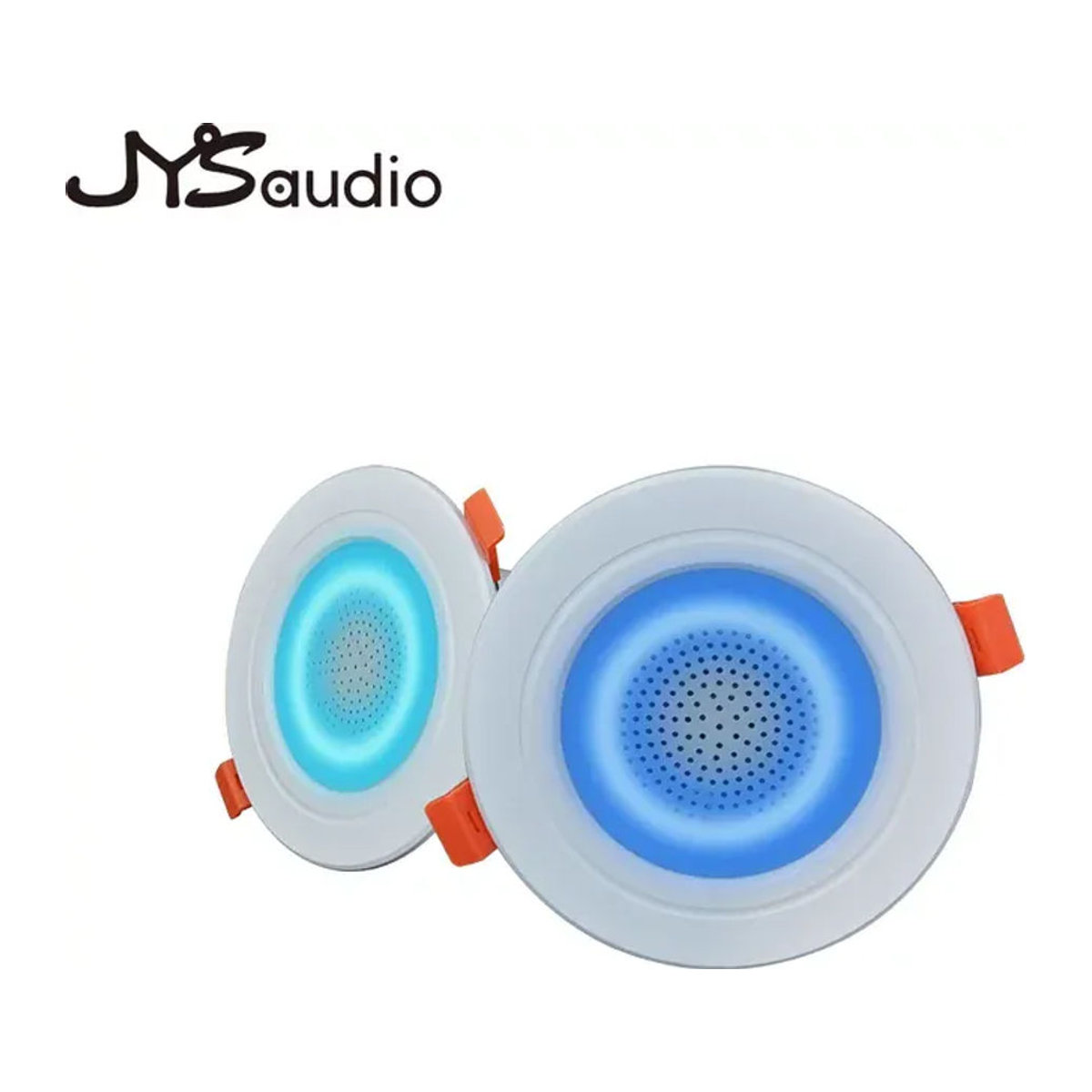 JYSaudio Just Your Sound LED Mini Bluetooth Deckenlautsprecher mit Musikfunktion und dimmbarer Beleuchtung in Bunt und Weiß - Bild 1