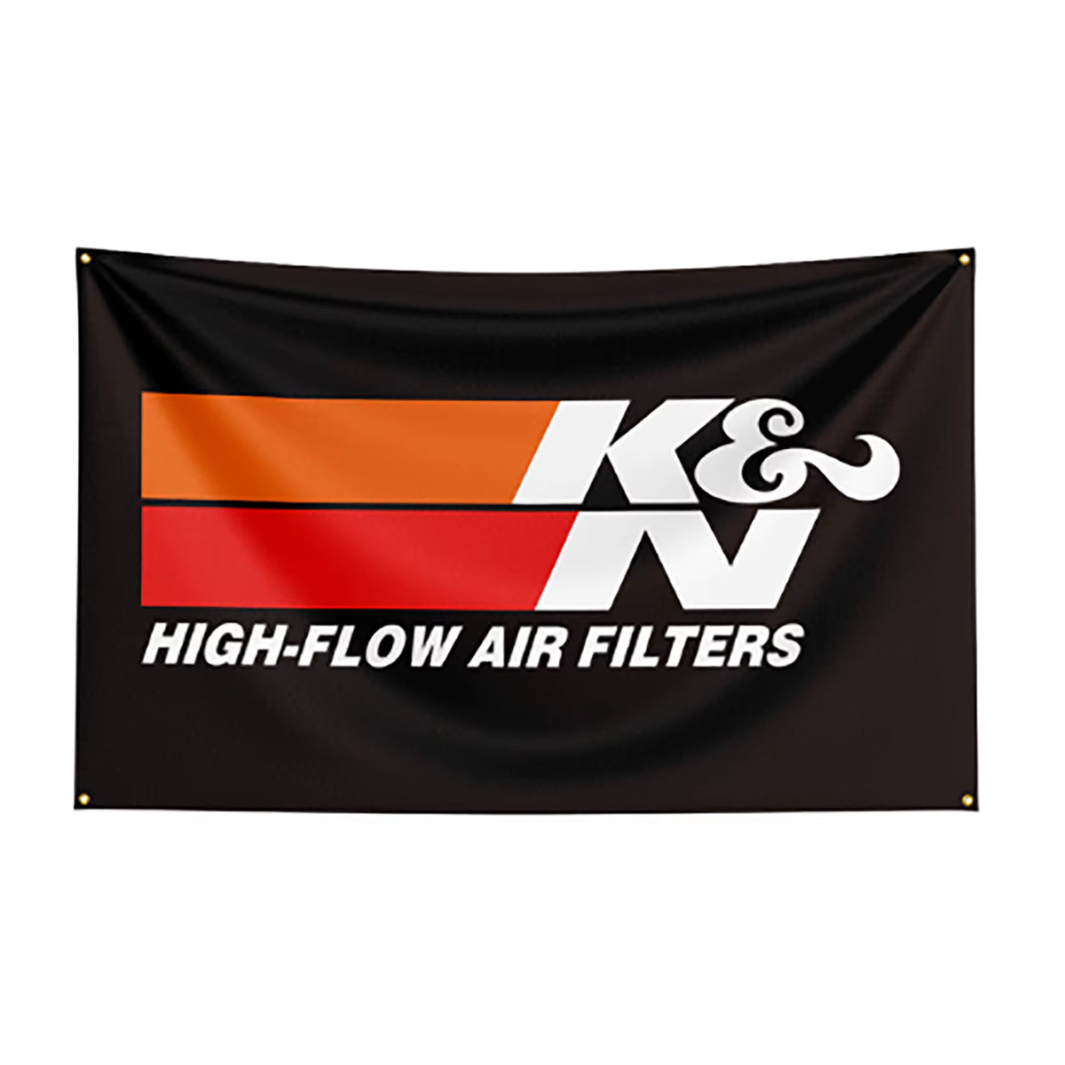 K&N Flagge aus Polyester als mehrfarbiges Autoteile-Banner für deine Dekoration, B x H: 90 x 150 cm - Bild 2