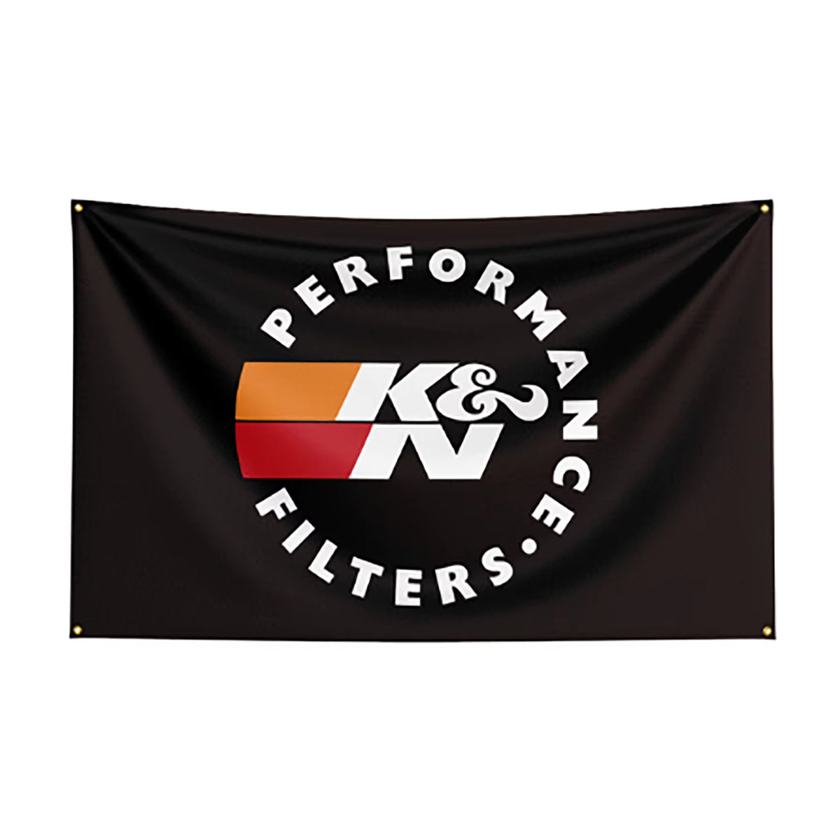 K&N Flagge aus Polyester als mehrfarbiges Autoteile-Banner für deine Dekoration, B x H: 90 x 150 cm - Bild 5