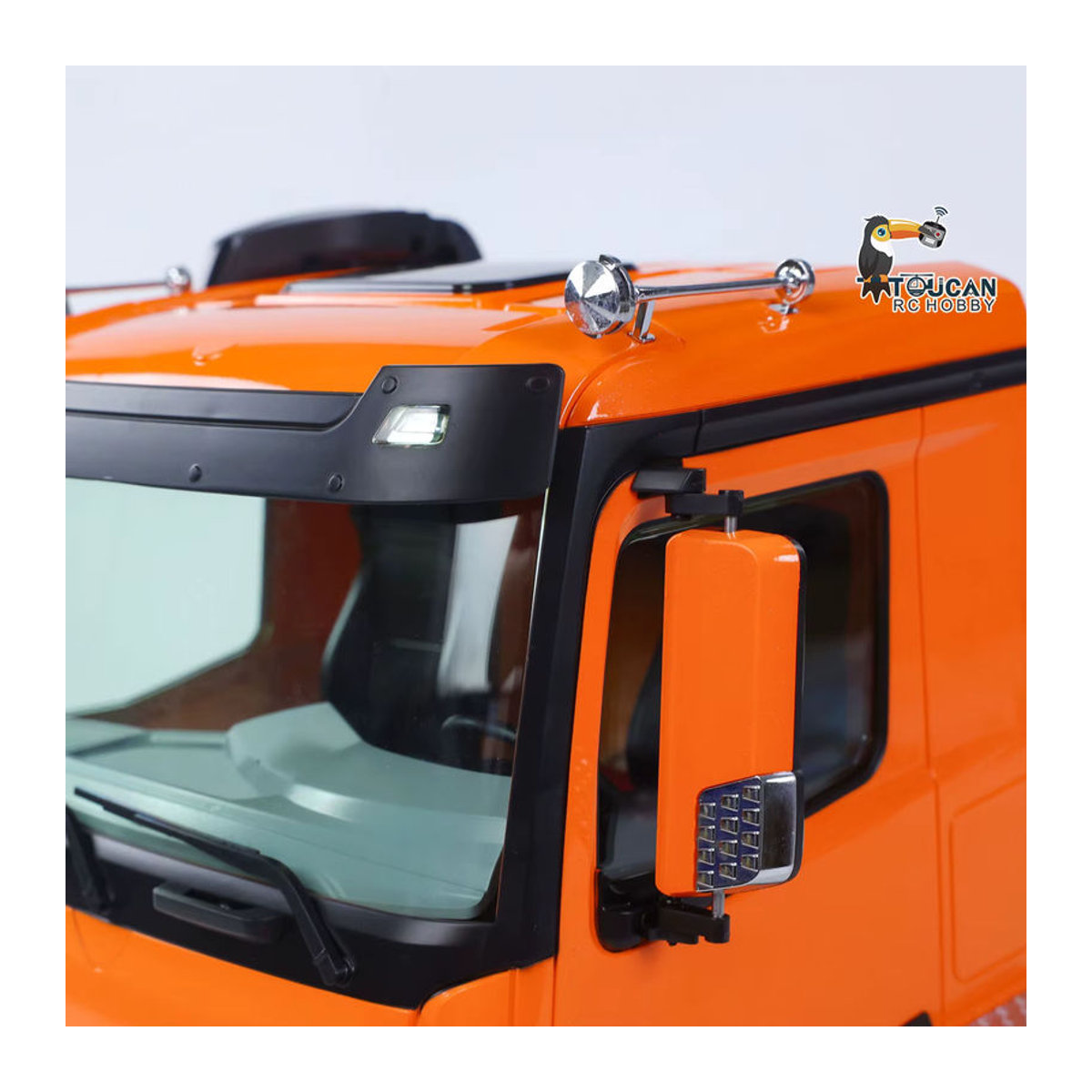 KABOLITE 5702 RC Kipper 6x6 Elektrisches Hebe-Dumper Modell mit Sound und Licht in Silber und Orange - Bild 3