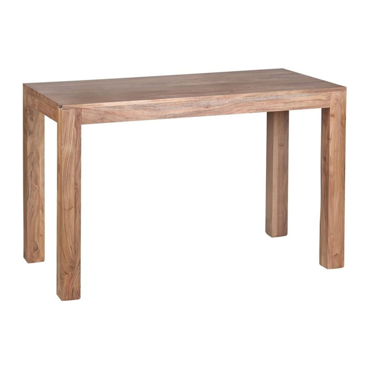 KADIMA DESIGN Esstisch NAKO aus Massivholz Akazie, quadratisch, Braun, B/T/H: 120 x 60 x 76 cm - Bild 1