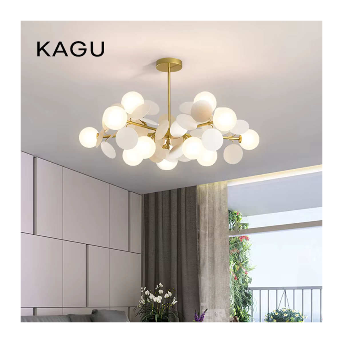 KAGU Kinder-Blumen-LED-Kronleuchter in Bunt für Kinderzimmer und Spielzimmer - Bild 2