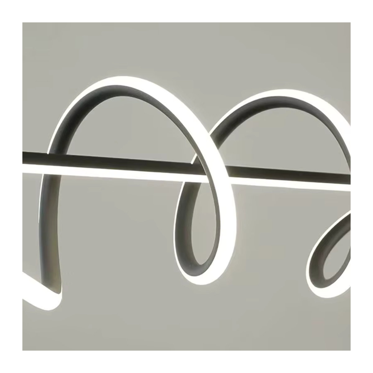 KAGU Moderne LED-Pendelleuchte in Weiß im minimalistischen Design - Bild 6