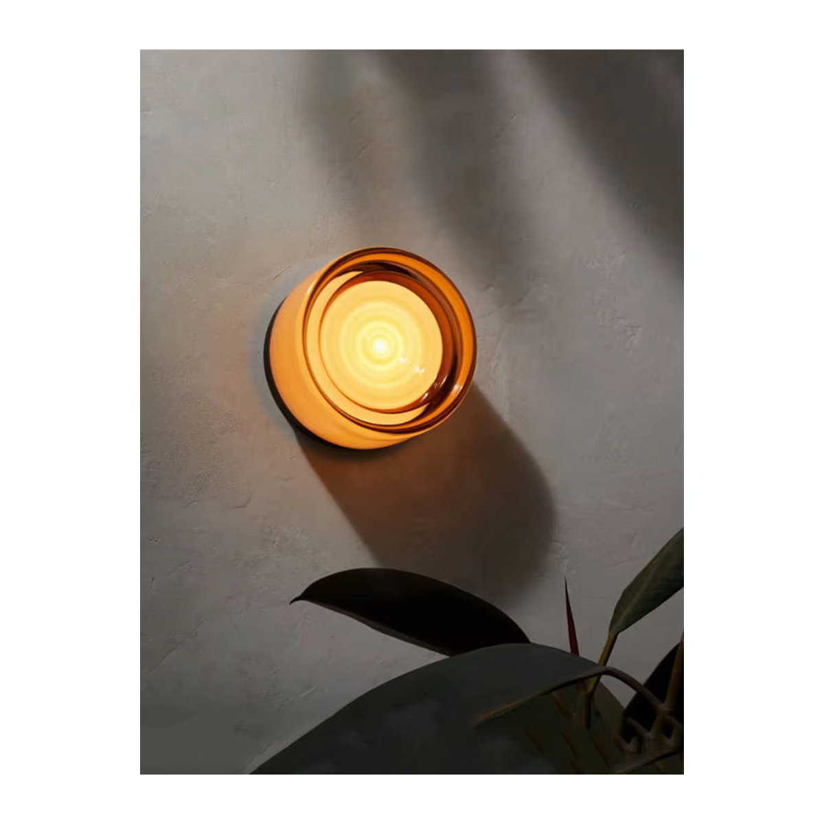 KAGU Moderne Runde LED-Wandleuchte aus Glas für Innenräume - Bild 6