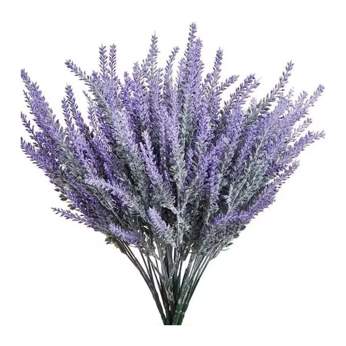 Kahaul Lavendel Kunstpflanze in Lila für Garten, Hochzeit und Hausdekoration aus Kunststoff - Bild 1