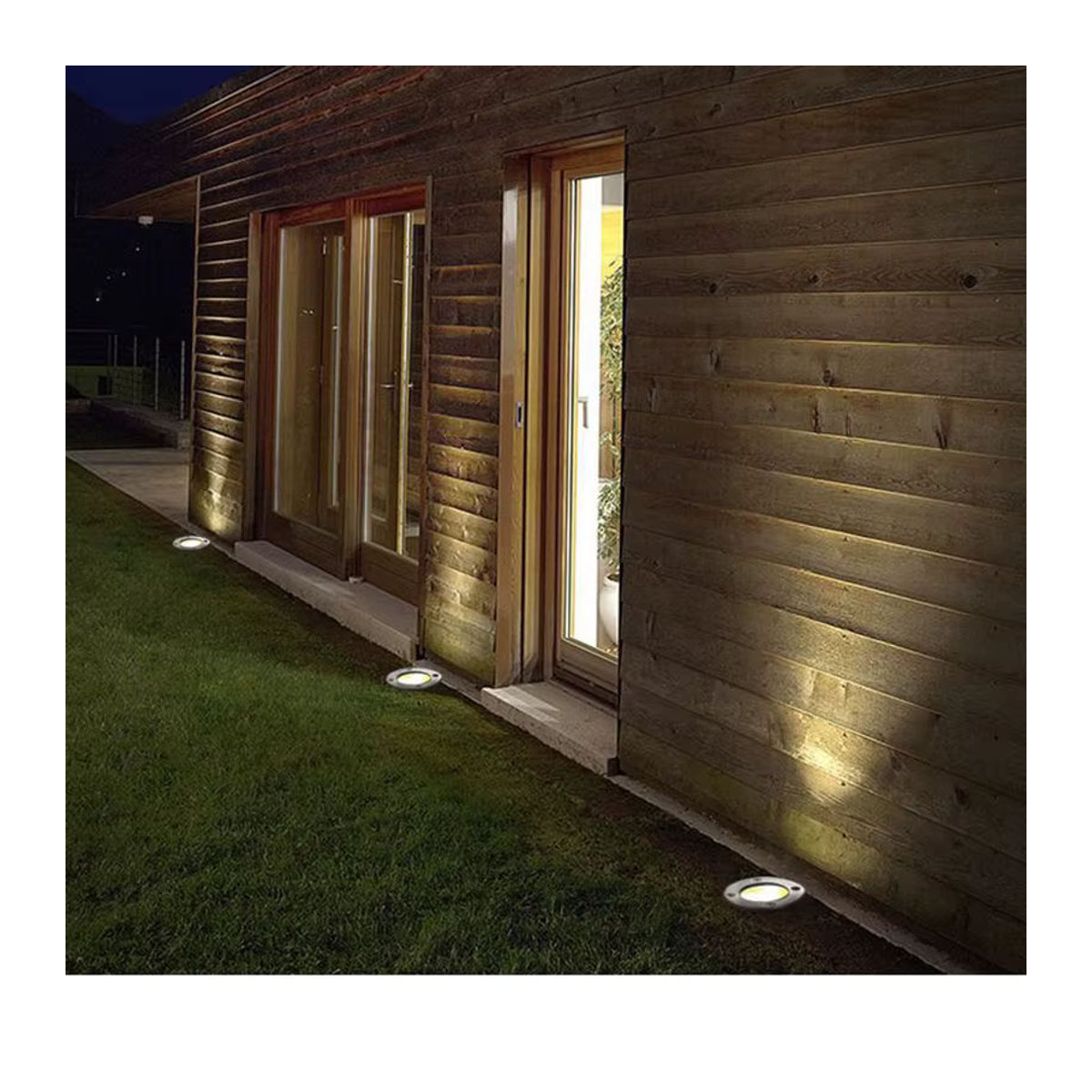 KAISANXINYI LED Wegeleuchte aus Edelstahl IP67 wasserdichte Inground-Gartenbeleuchtung für Außenbereiche - Bild 4