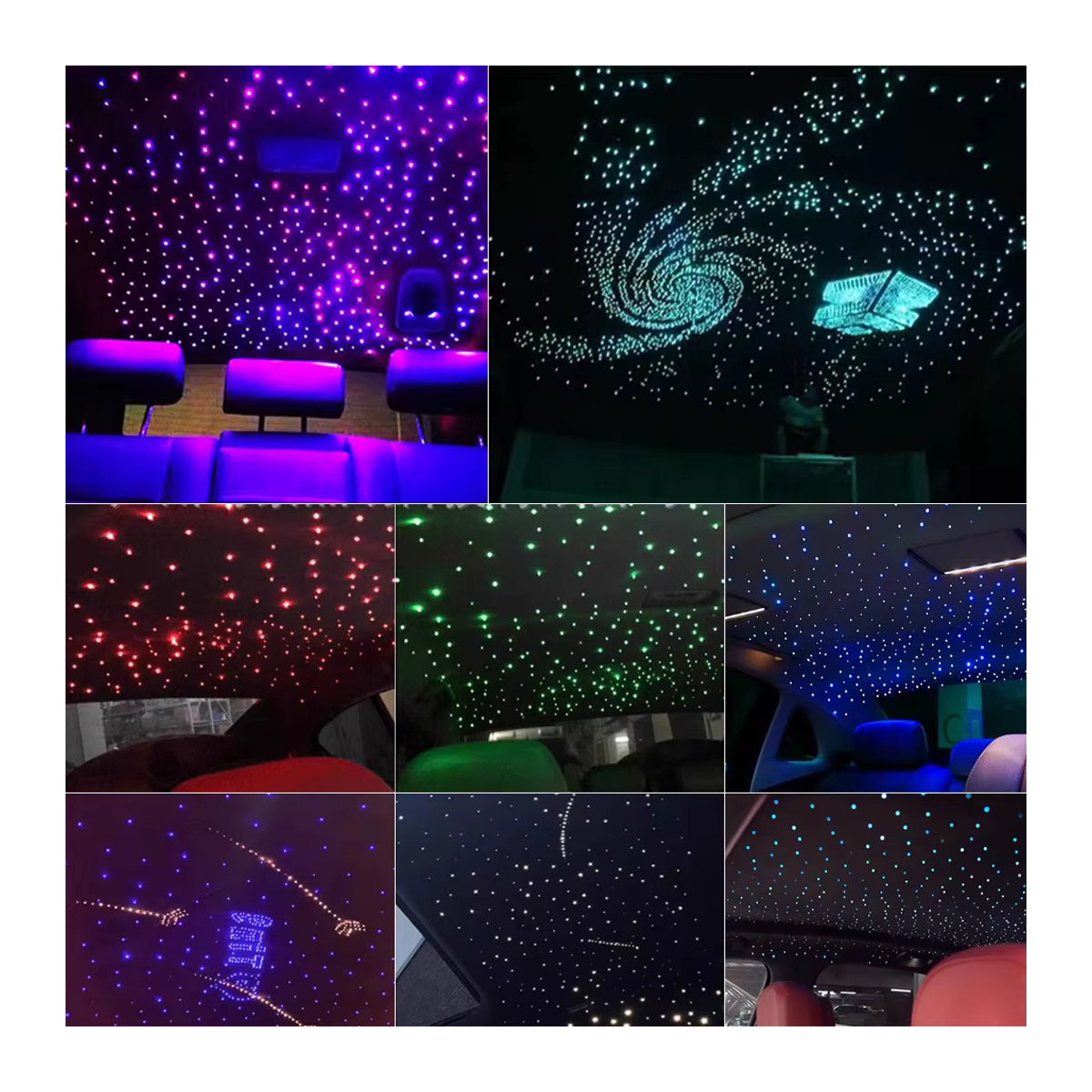 KALADA 16W Auto Sternenhimmel LED Lichtset mit RGBW Fiber Optic und App-Musiksteuerung in Bunt - Bild 5