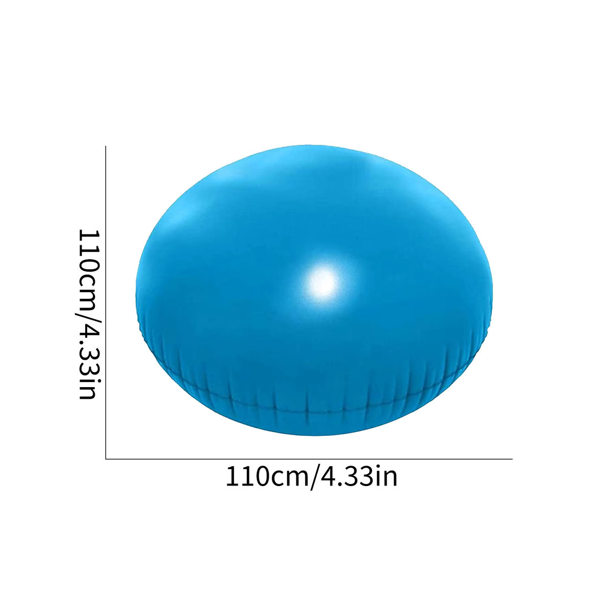 Kältebeständiges Luftbeckenkissen aus PVC als winterisierende Poolabdeckung für oberirdische Pools - Bild 3