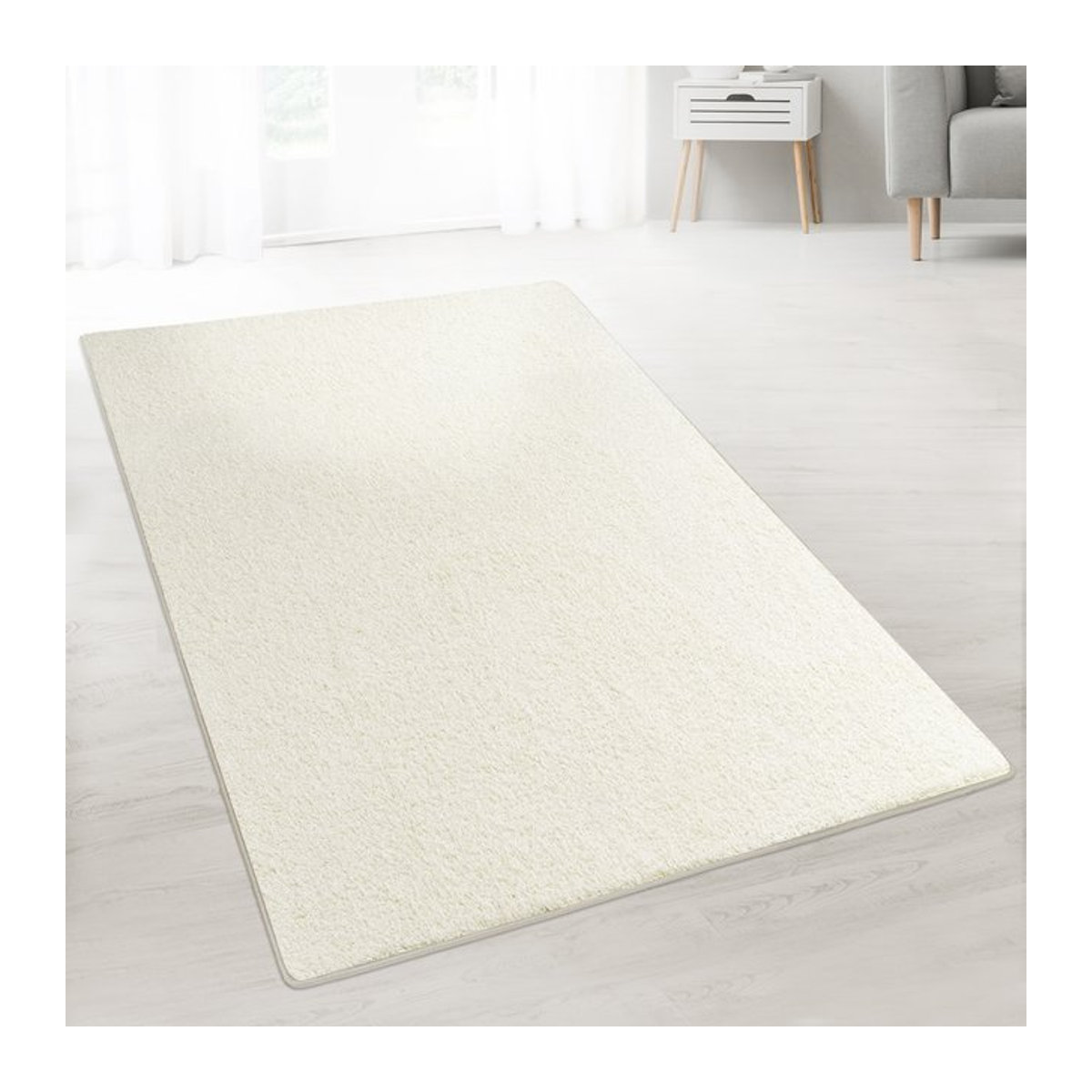 Karat homeliving Shaggy-Teppich Barcelona Creme - Bild 1