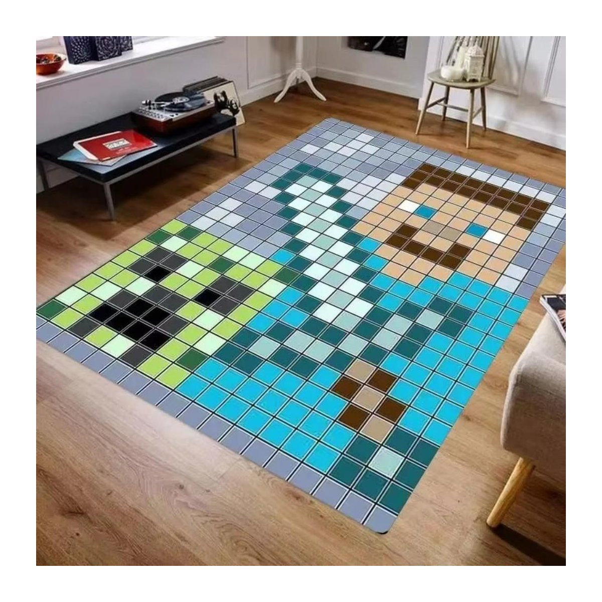 Karpetti 3D M-C Pixel Art Teppich mehrfarbig B/T: 60 x 40 cm - Bild 2