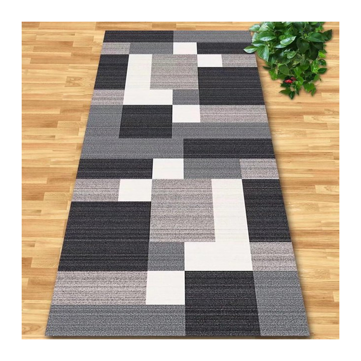 Karpetti Teppichläufer Grau Rutschfest für Flur, Küche und Schlafzimmer B/T/H: 300 x 60 cm - Bild 1