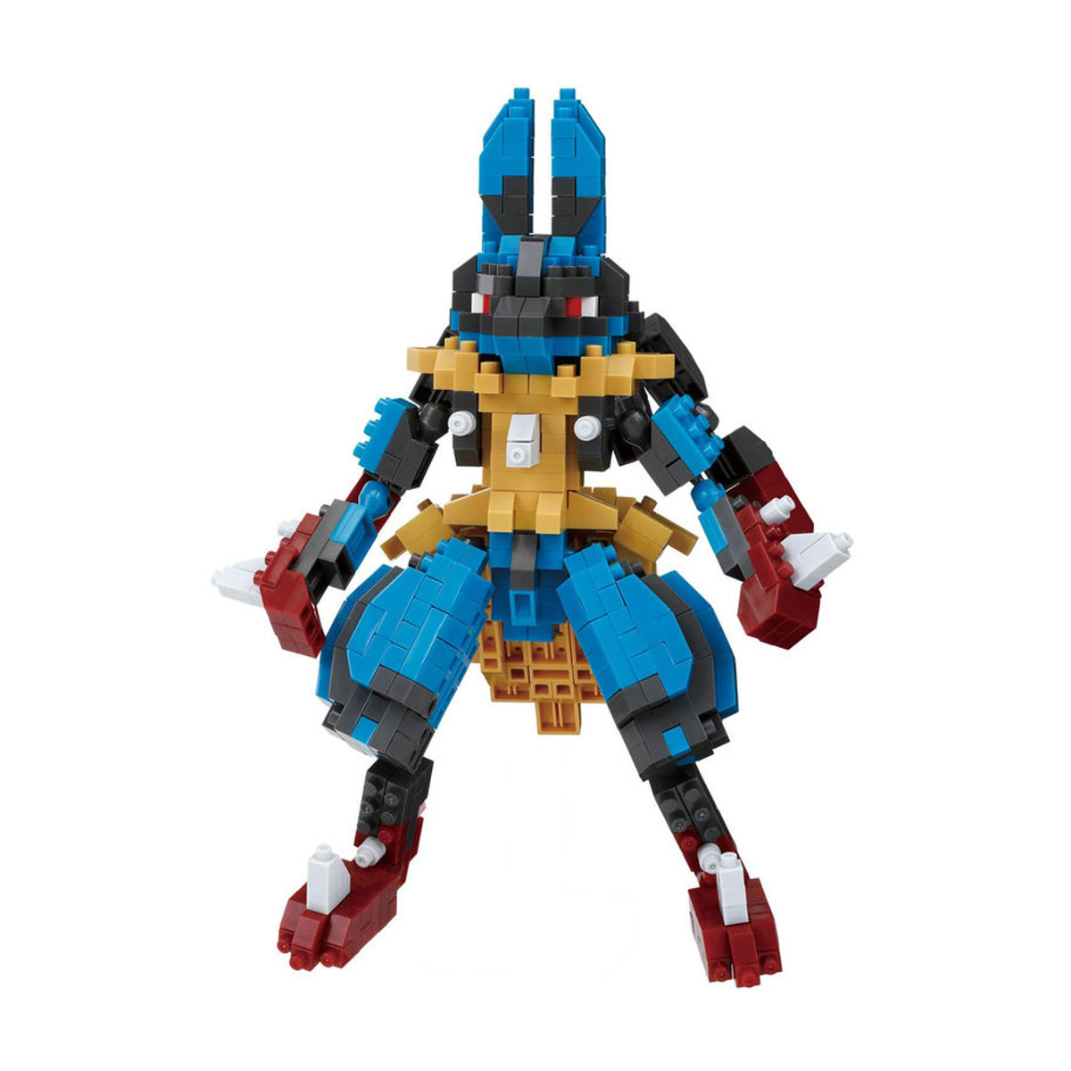 Kawada Nanoblock Mega Lucario Pokémon Konstruktionsspielzeug aus Kunststoff, mehrfarbig, Höhe: 4,5 cm - Bild 2