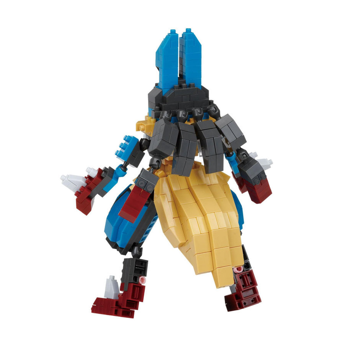 Kawada Nanoblock Mega Lucario Pokémon Konstruktionsspielzeug aus Kunststoff, mehrfarbig, Höhe: 4,5 cm - Bild 4
