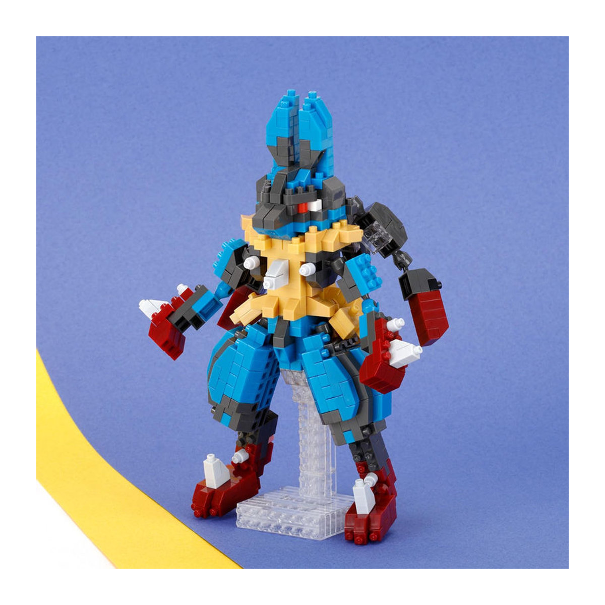 Kawada Nanoblock Mega Lucario Pokémon Konstruktionsspielzeug aus Kunststoff, mehrfarbig, Höhe: 4,5 cm - Bild 5