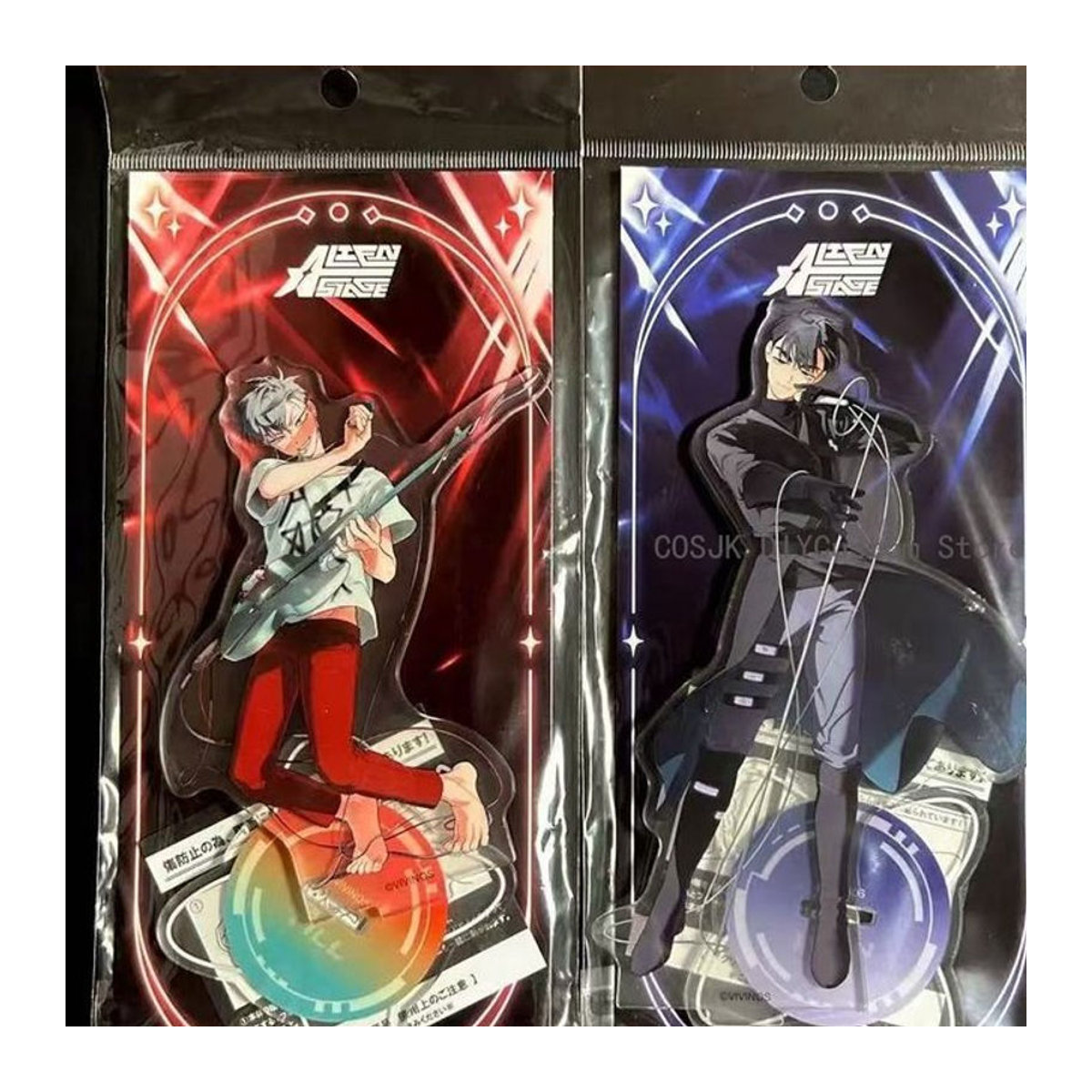 Kawaii Anime Acryl Aufsteller Till Ivan Alien Bühne Desktop Ornament aus Kunststoff, mehrfarbig - Bild 1