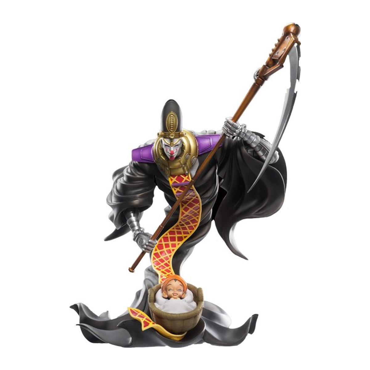 Kawaii-Happy-Selection Statue Legend Bizarre Adventure Teil 13 Mannhaft Figur aus PVC und ABS, Schwarz, Höhe: 22 cm - Bild 1