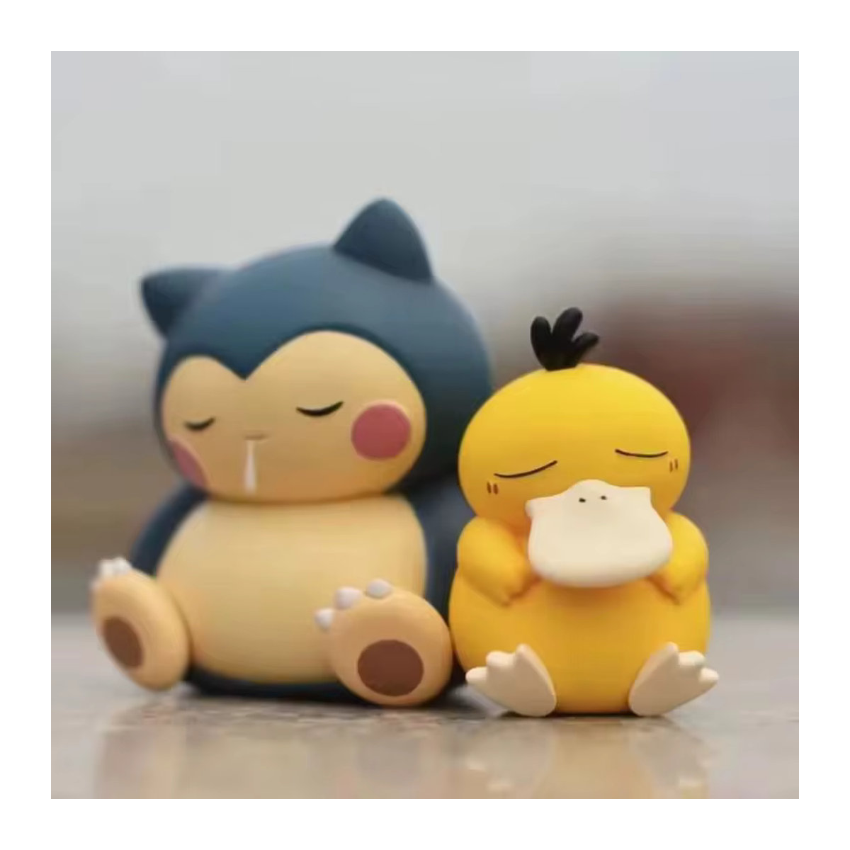 Kawaii Pokemon Snorlax und Psyduck Actionfiguren aus Kunststoff als dekorative Modell-Ornamente in Mehrfarbig - Bild 1