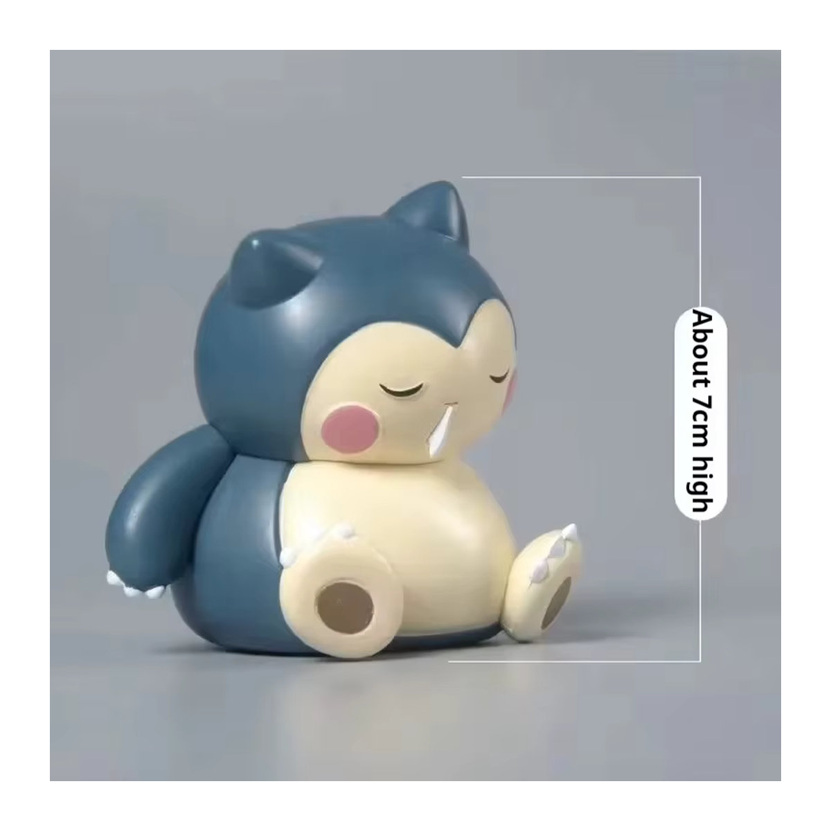 Kawaii Pokemon Snorlax und Psyduck Actionfiguren aus Kunststoff als dekorative Modell-Ornamente in Mehrfarbig - Bild 3