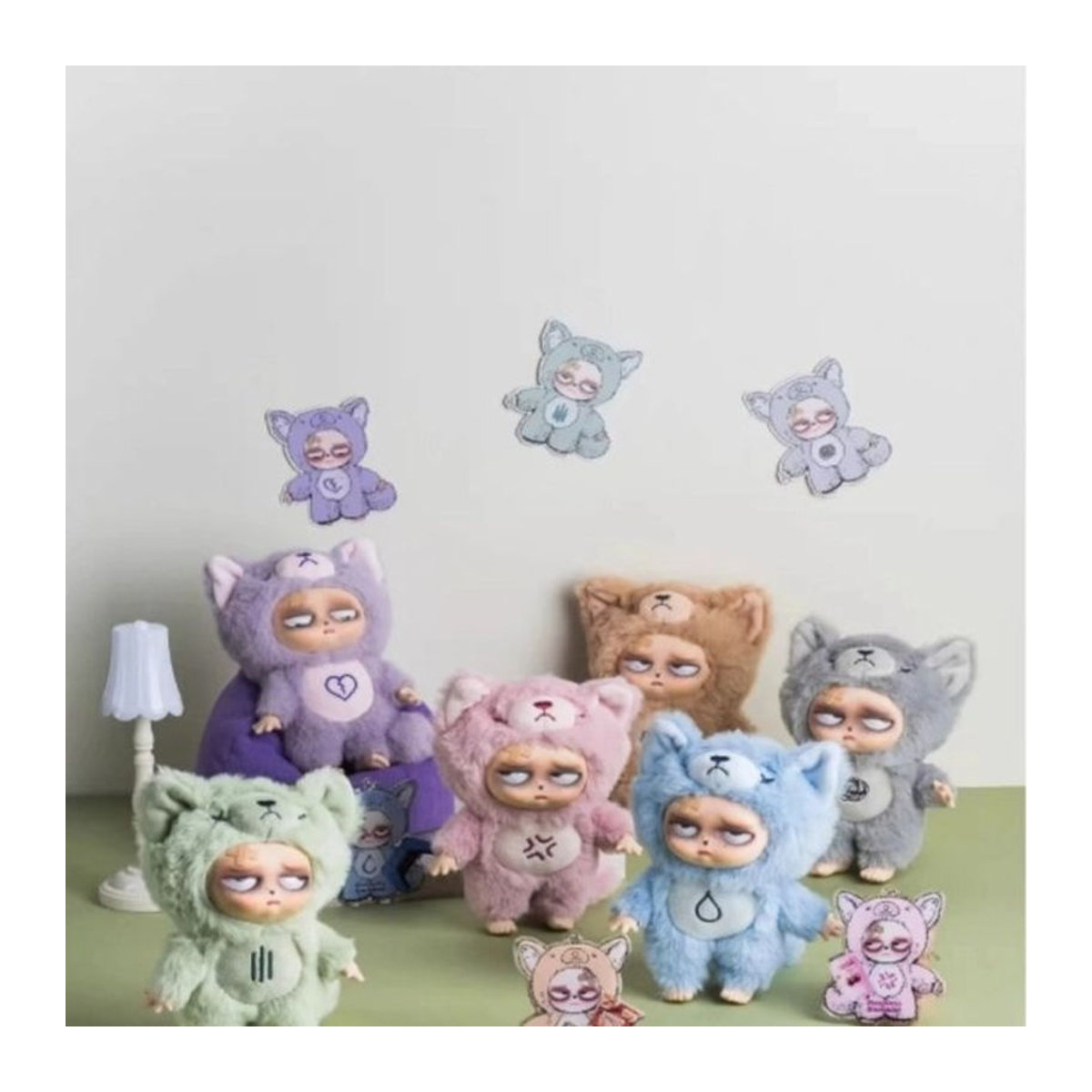 Kawaii Schlafloses Grumpipi Mystery Box Vinyl Figur als dekorative Sammlerpuppe in Mehrfarbig - Bild 1