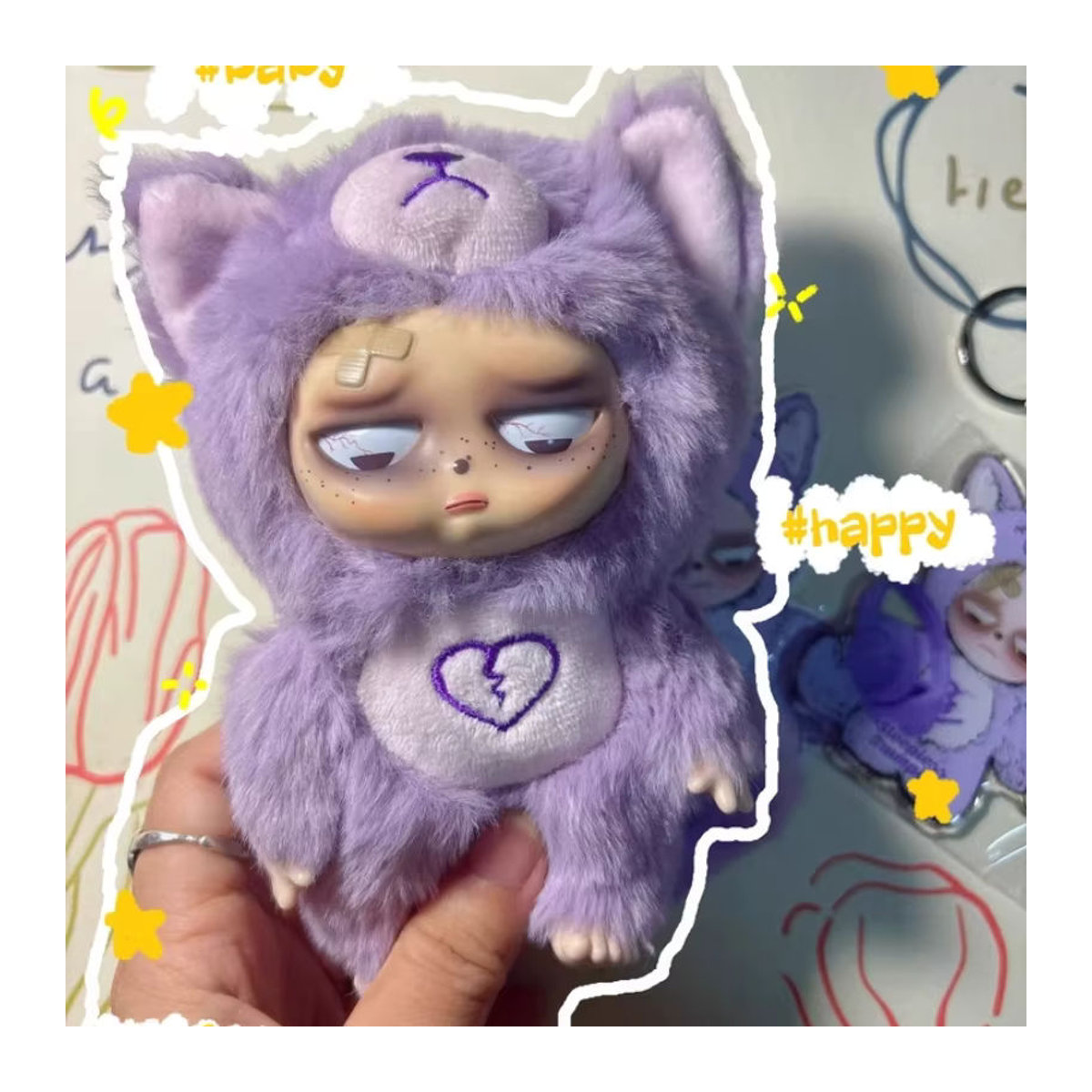 Kawaii Schlafloses Grumpipi Mystery Box Vinyl Figur als dekorative Sammlerpuppe in Mehrfarbig - Bild 3