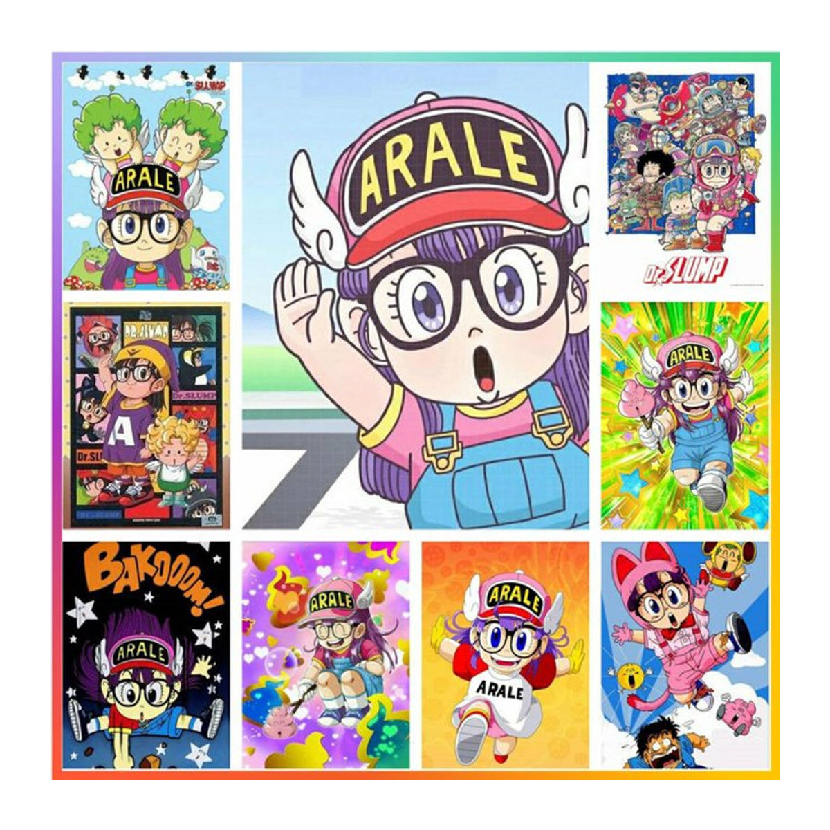Kayoom Diamond Painting Kit Anime Japanischer Cartoon Klassische DIY Mosaik Stickerei Mehrfarbig - Bild 1