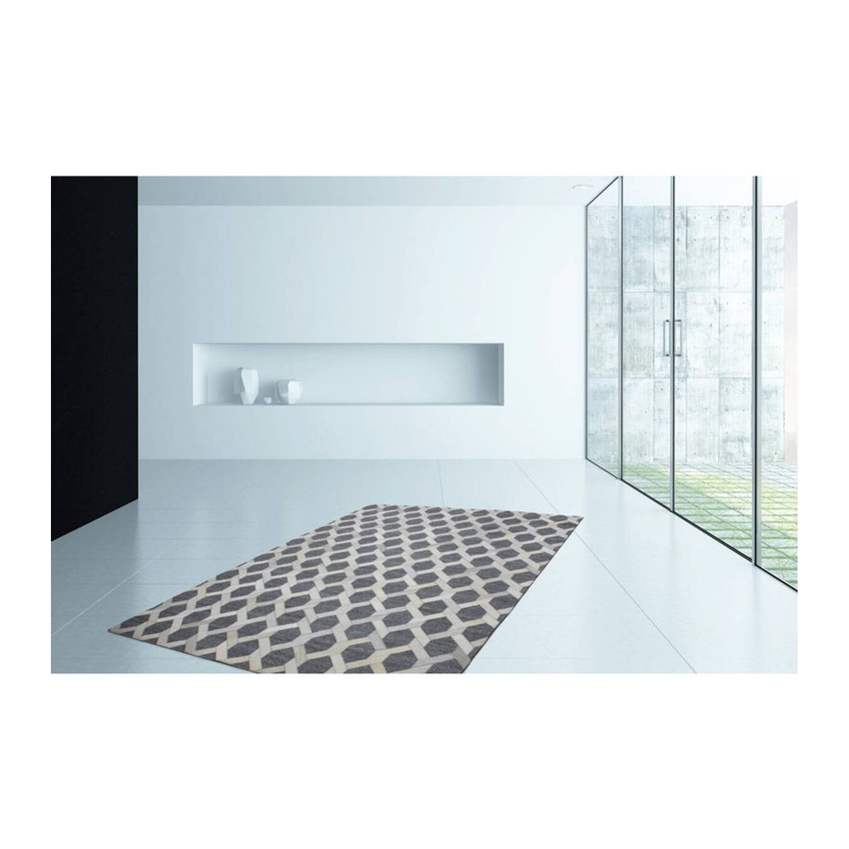 Kayoom Kurzflorteppich Chimera in Grau, B/L: 120 x 170 cm - Bild 2