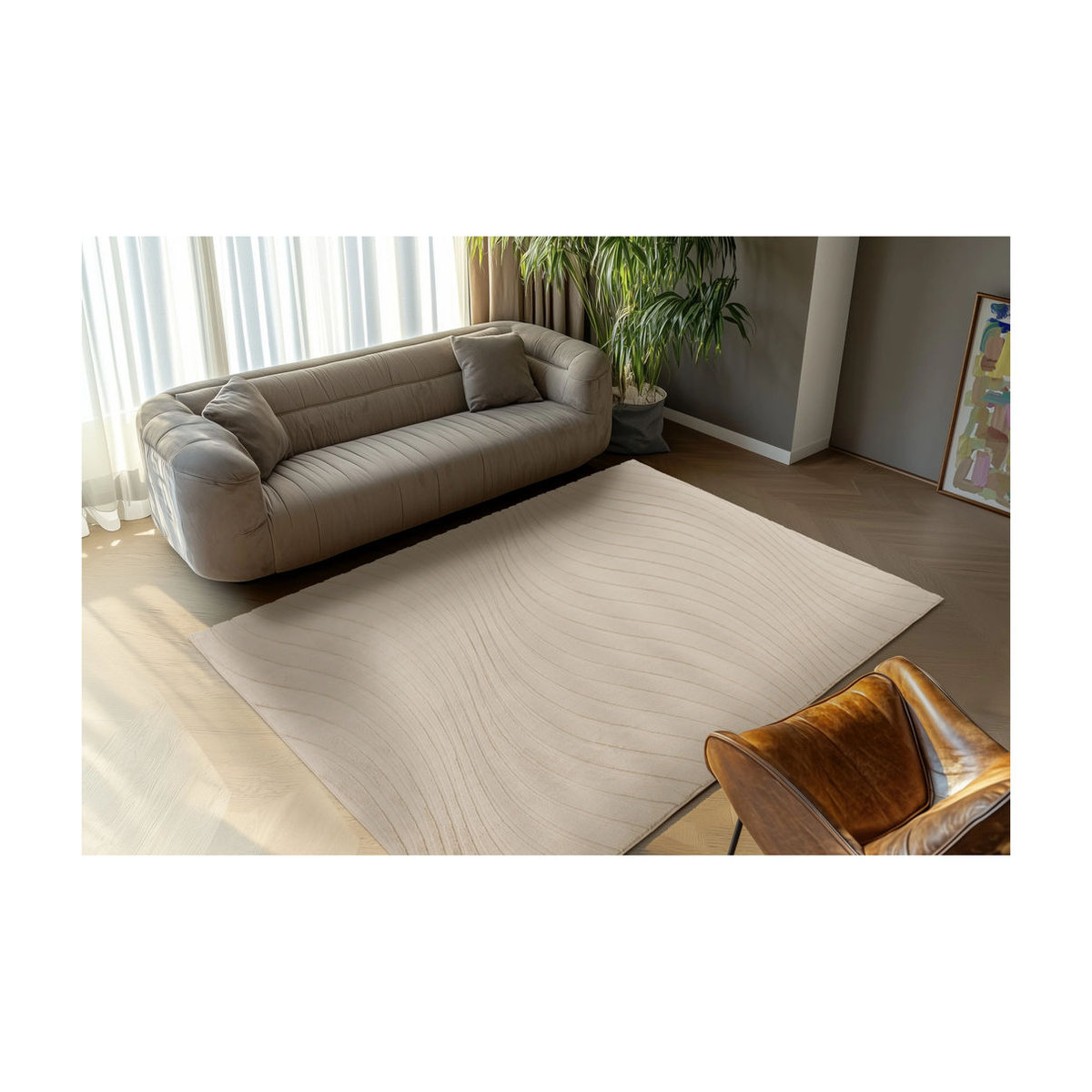 KAYOOM Teppich Kierk in Beige, B: 120 cm, T: 170 cm - Bild 2