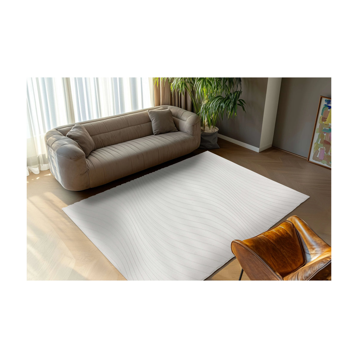 KAYOOM Teppich Kierk in Elfenbein und Beige, B x T: 160 x 230 cm - Bild 2