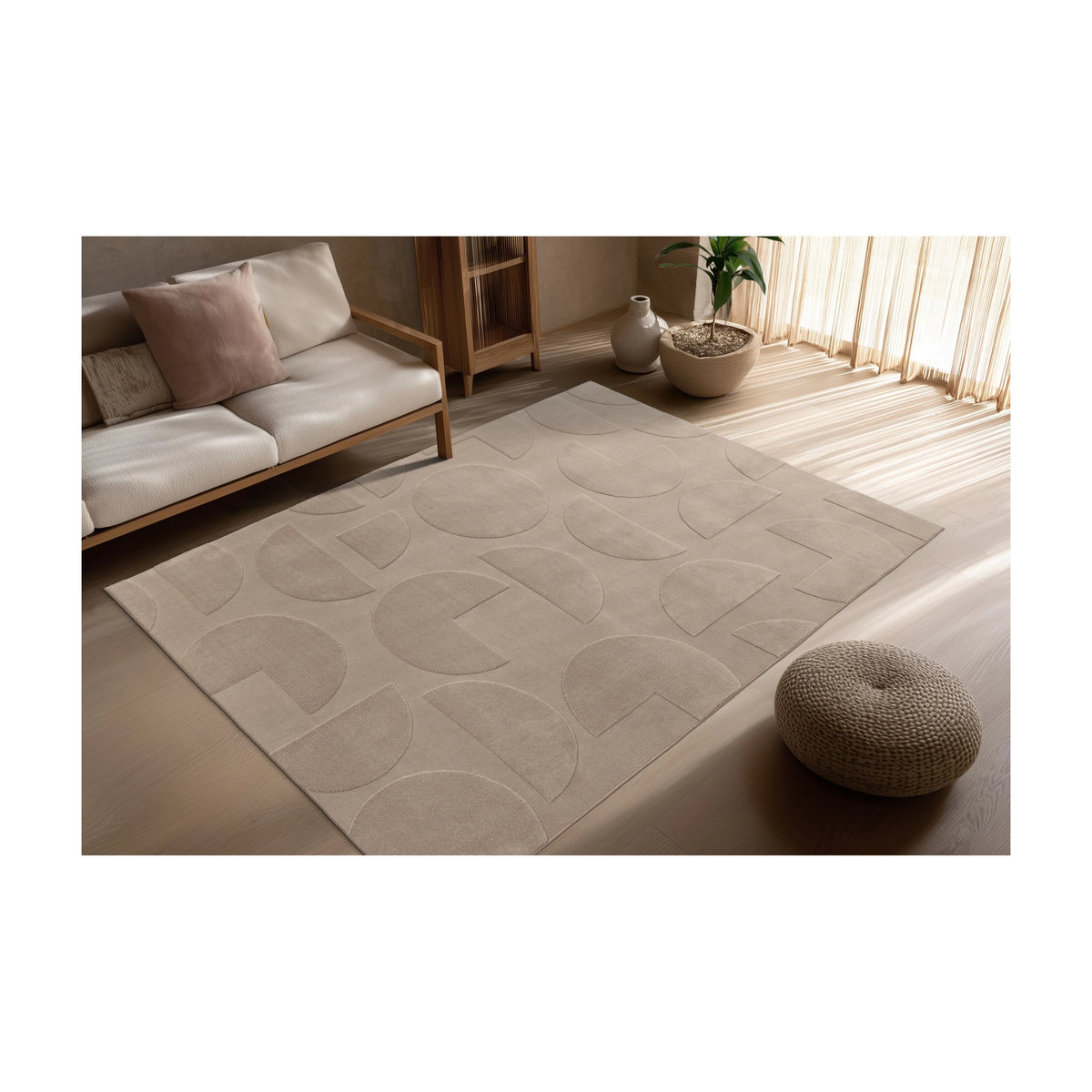 KAYOOM Teppich Niburi in Taupe, Grau und Beige, B: 290 cm, T: 200 cm - Bild 2