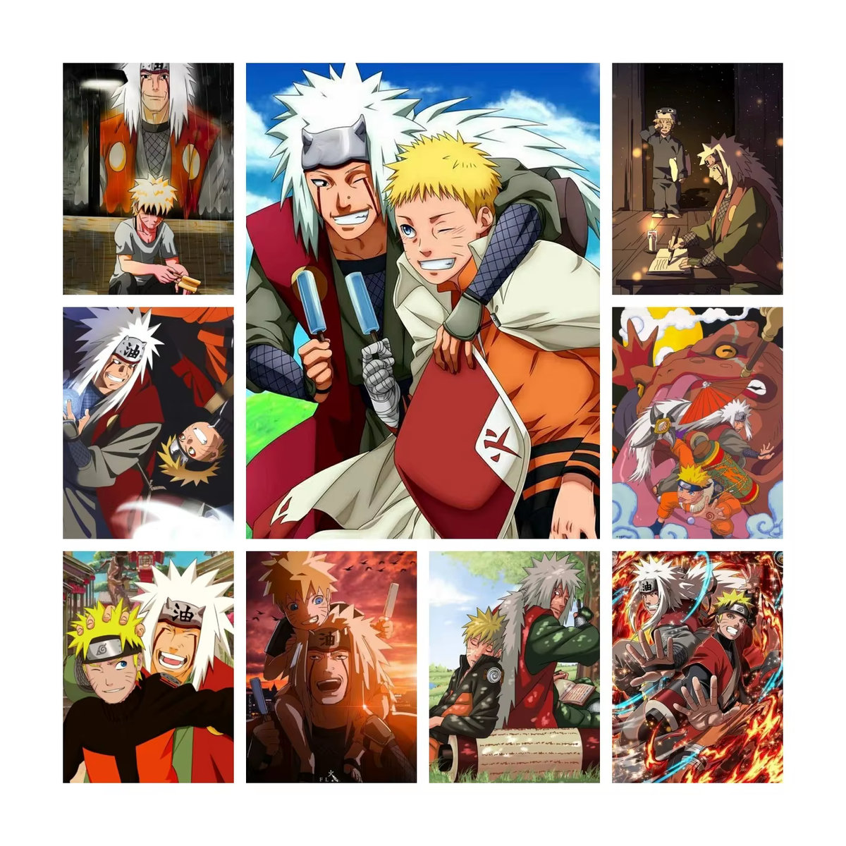 Kayou 5D Diamantgemälde Naruto und Jiraiya Mosaik-Stickerei in Mehrfarbig für Kinder und Heimdekoration - Bild 2
