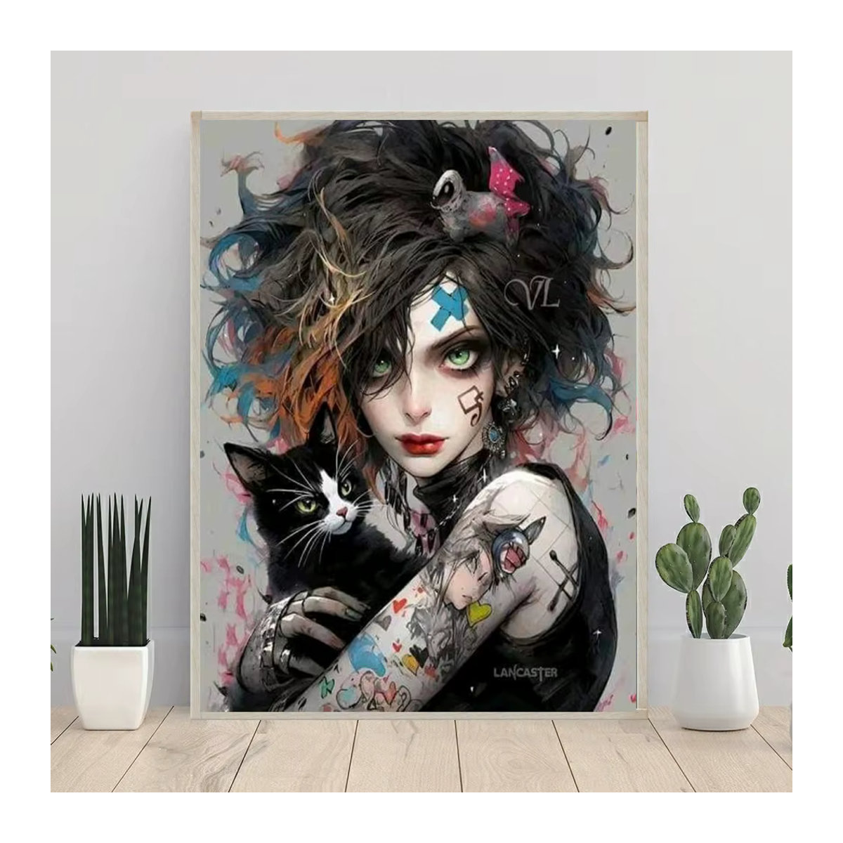 KAYOU 5D DIY Diamantmalerei Clown Mädchen Prinzessin Dekoration mit vollen runden Diamanten in Mehrfarbig - Bild 2