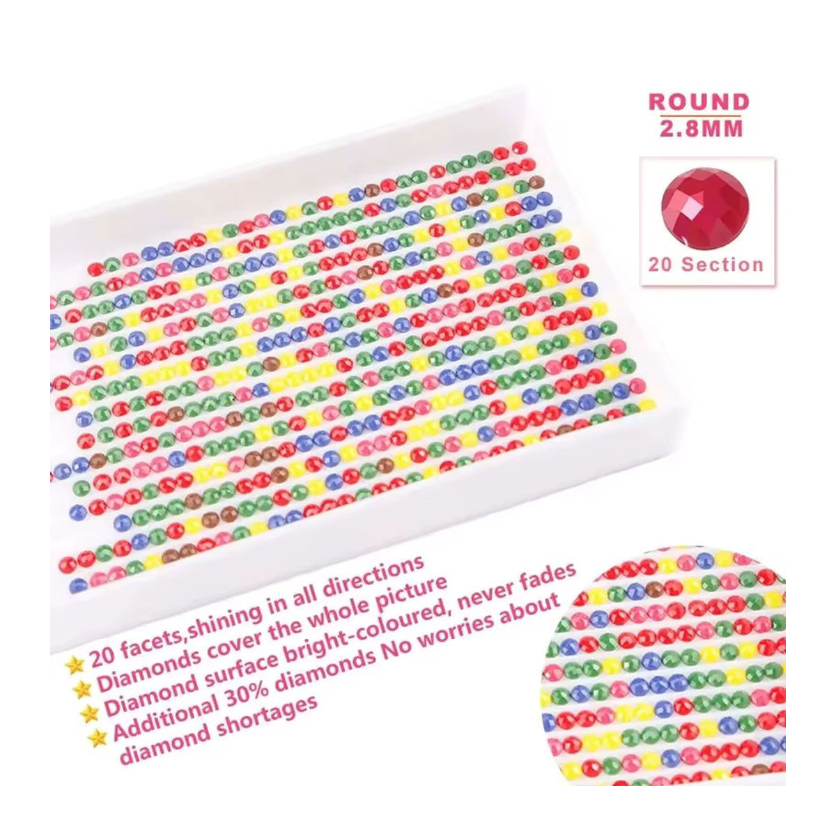 Kayou Angriff auf Titan Diamantmalerei Set DIY Mosaik Kunst Bastelset für Kinder in Mehrfarbig - Bild 1