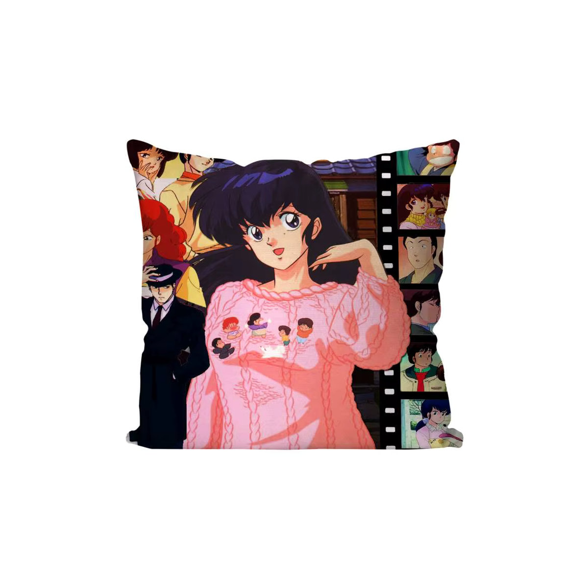Kayou Anime Maison Ikkoku Kissenbezug quadratisch mehrfarbig - Bild 7