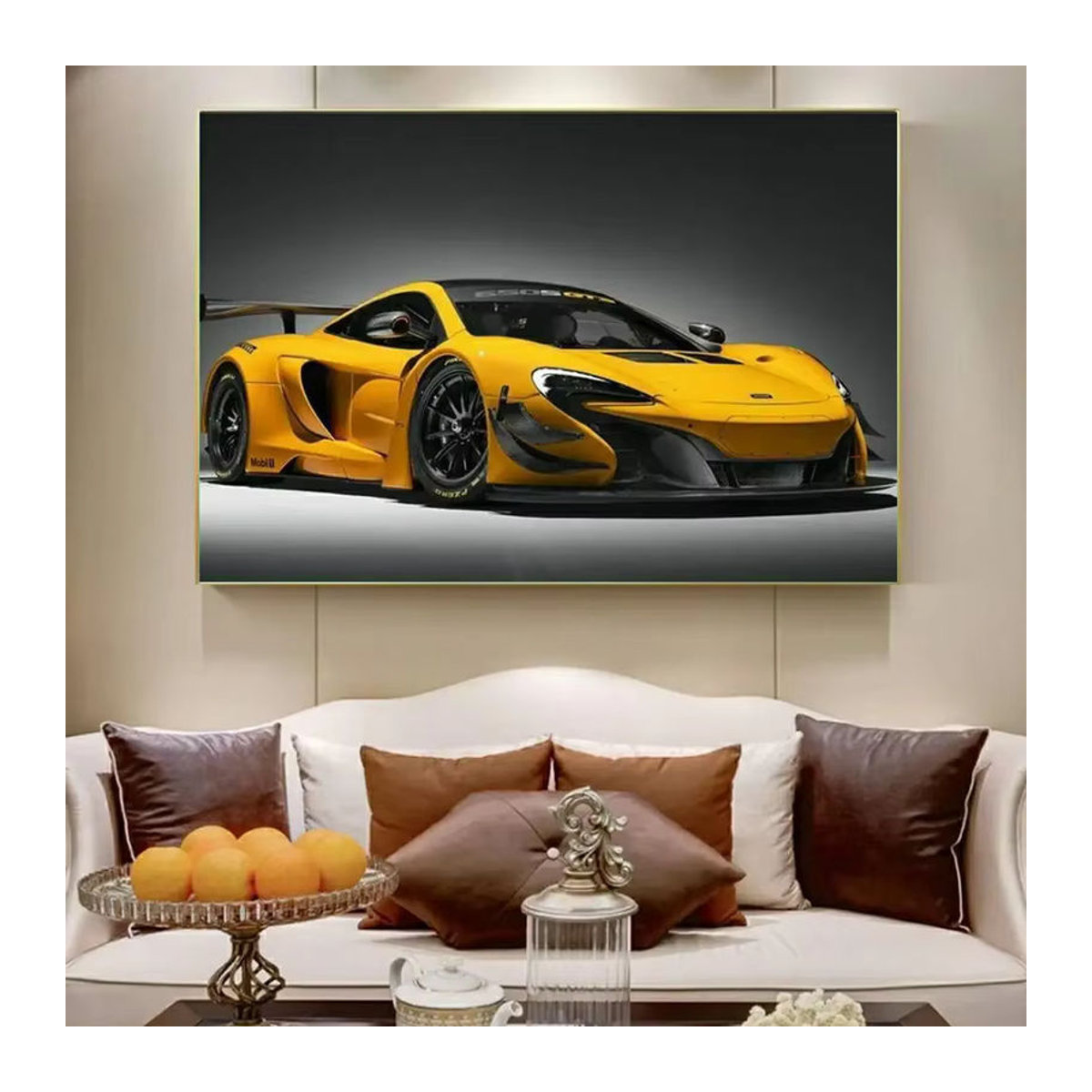 KAYOU Diamantmalerei Set Luxus-Auto Motiv als 5D Mosaik Kunstwerk für Erwachsene, mehrfarbig, B/H: 30 x 40 cm - Bild 2
