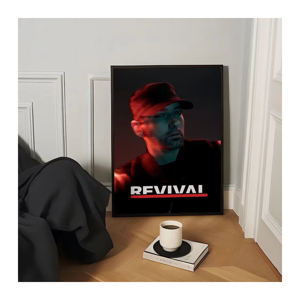 Kayou Eminem Hip Hop Rapper Wandposter Selbstklebender Wasserdichter Papieraufkleber Mehrfarbig - Bild 4