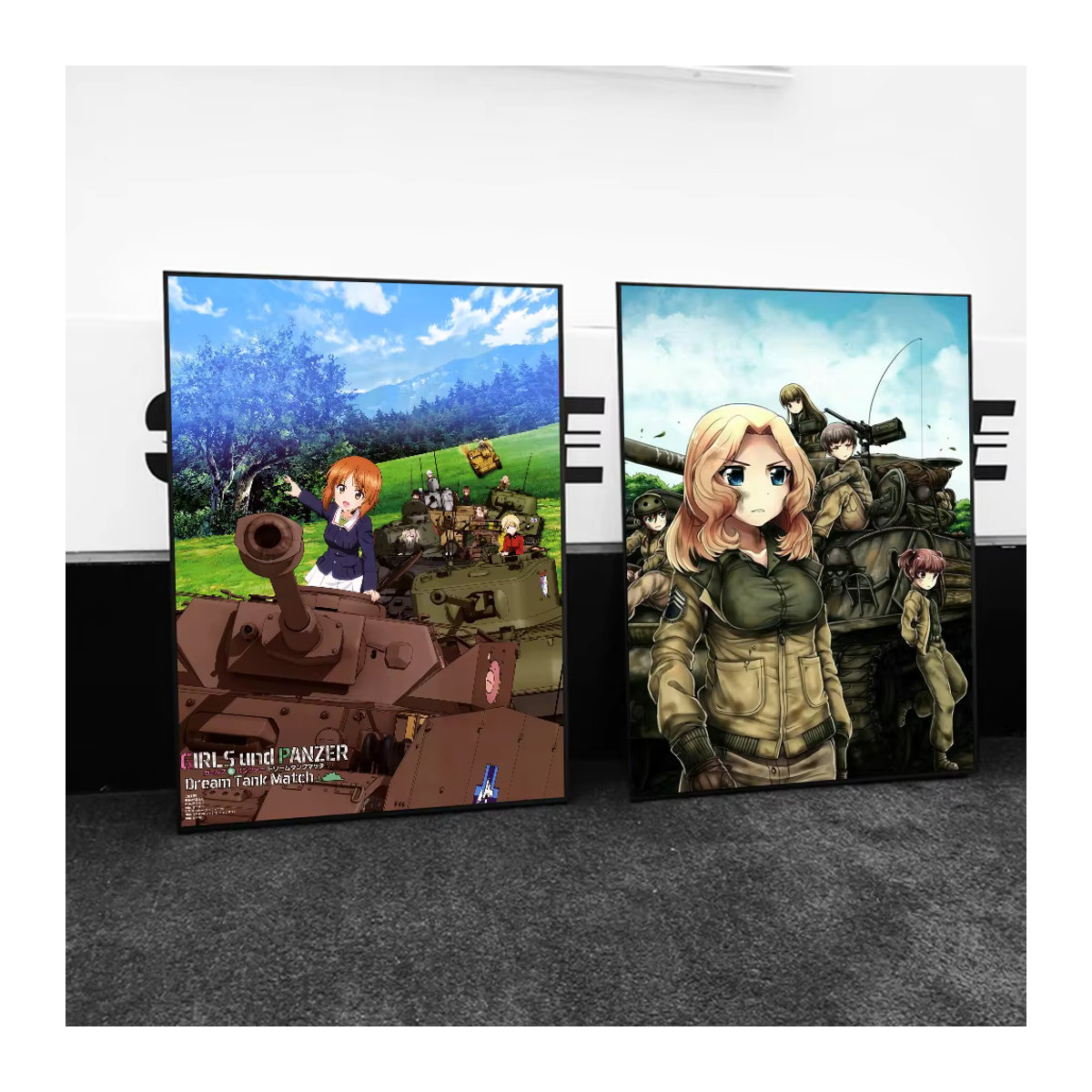 Kayou Girls und Panzer Wandposter selbstklebend wasserfest aus Papier, mehrfarbig - Bild 3