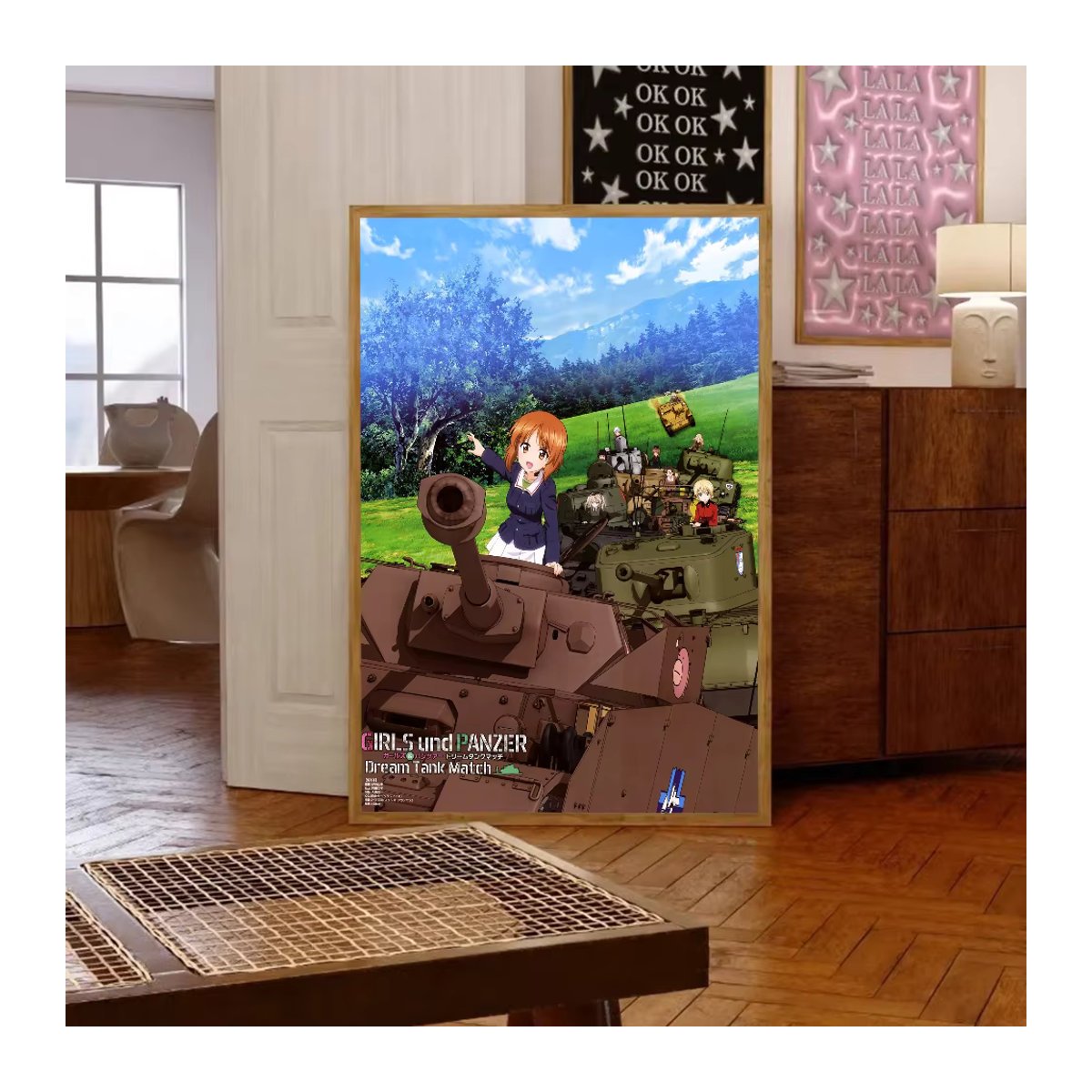 Kayou Girls und Panzer Wandposter selbstklebend wasserfest aus Papier, mehrfarbig - Bild 4