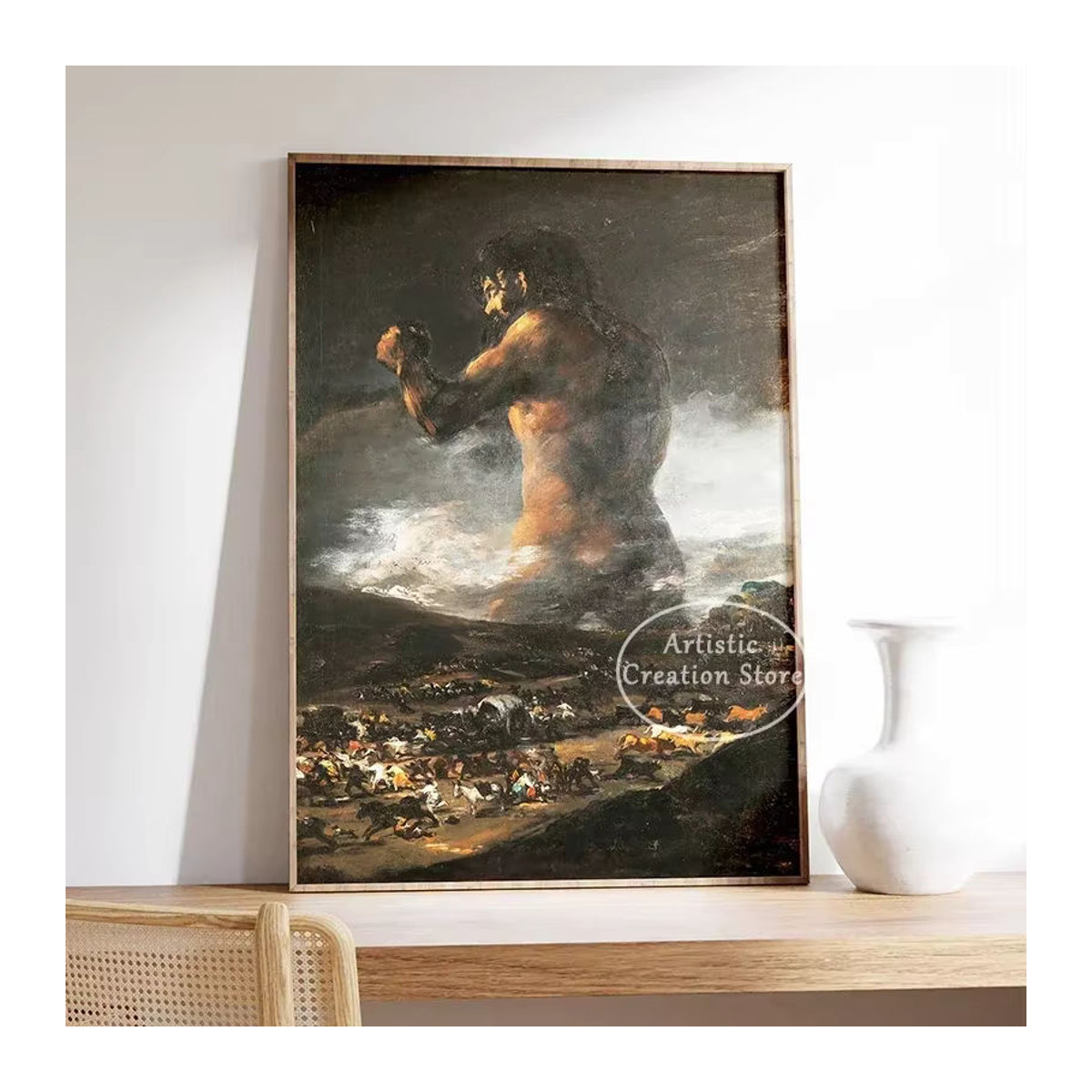 KAYOU Hexensabbath Diamantgemälde Porträt aus Holz, mehrfarbig, Hochformat, B/H: 30 x 20 cm - Bild 2